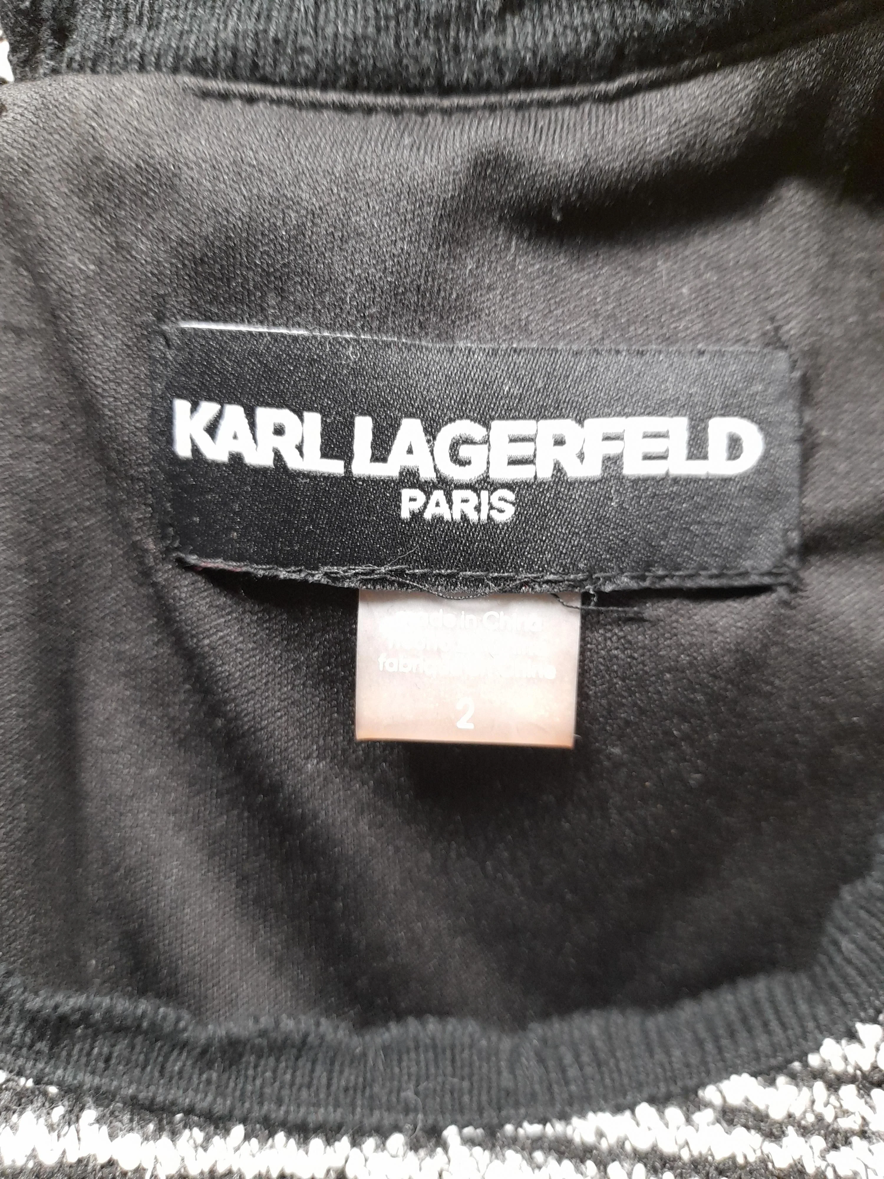 KARL LAGERFELD Skater Mini Dress in Multi - Image 5