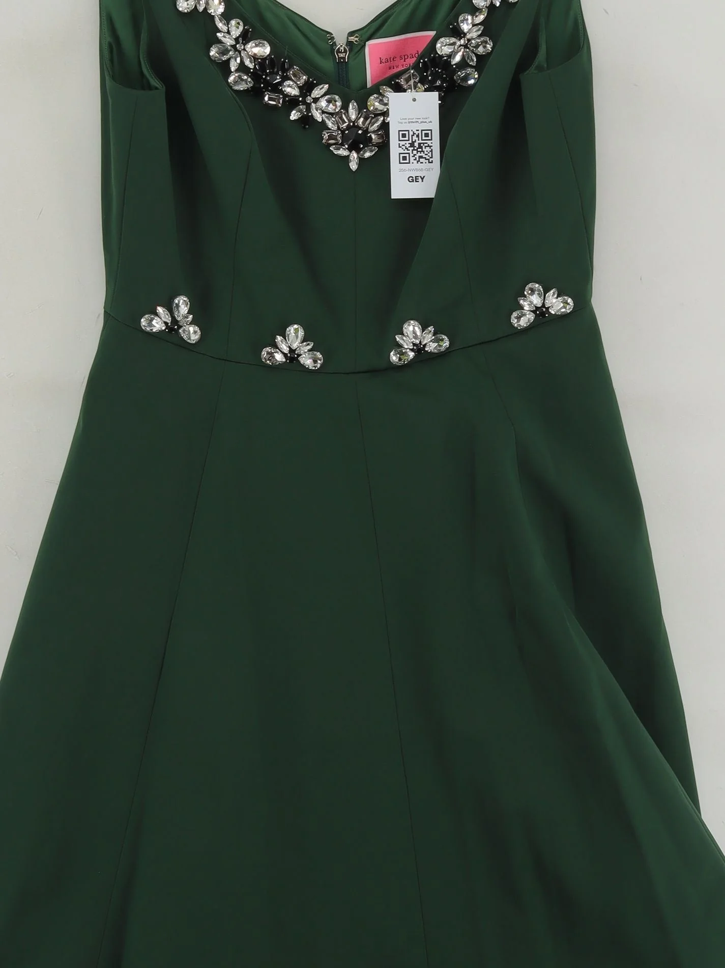 Kate Spade A-Line Midi Dress in Green - Image 3