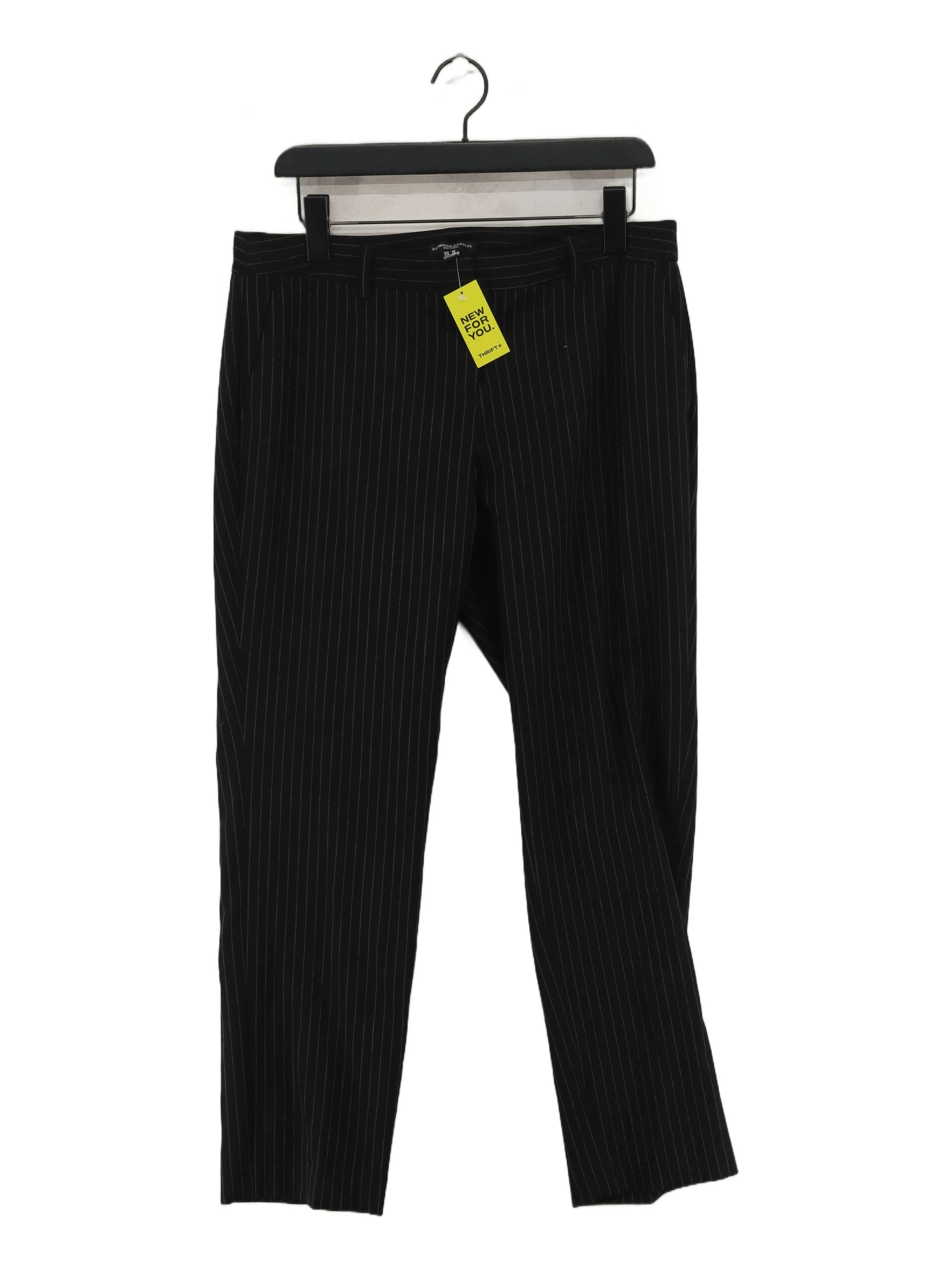Katherine Barclay Women's Trousers UK 12 Black Polyester
