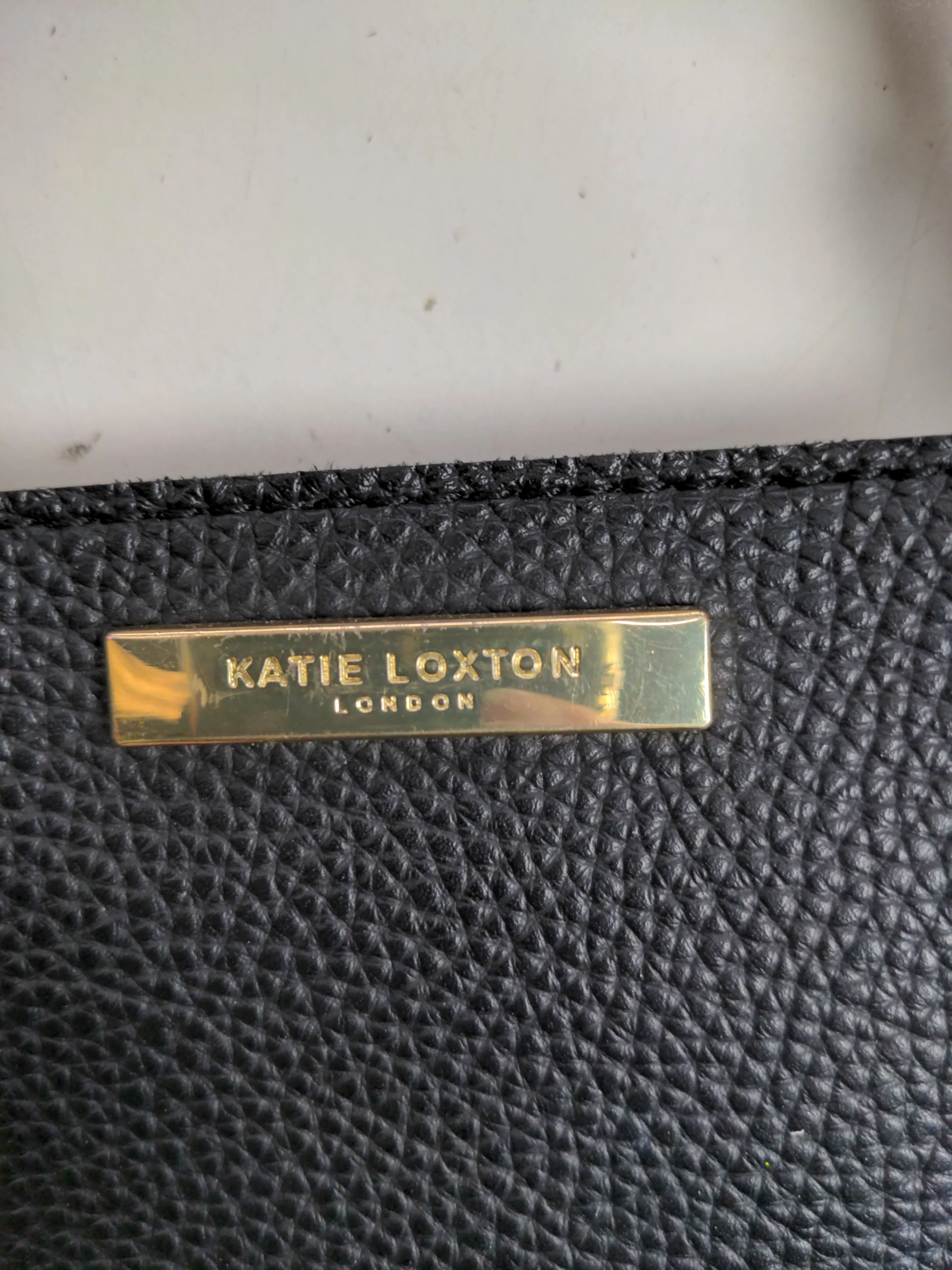 Katie Loxton Women's Bag Black Faux Leather with Other Tote - Image 5