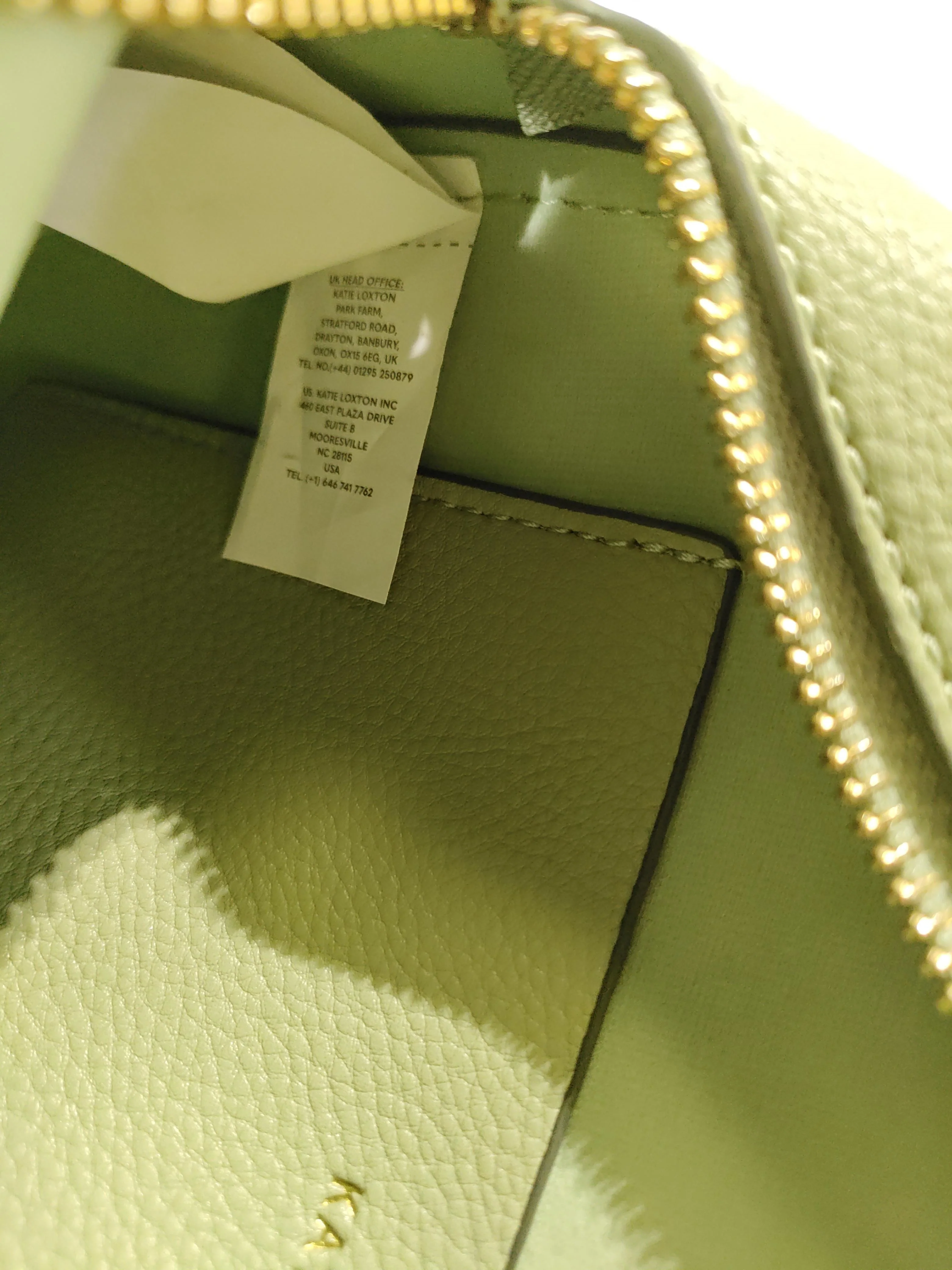 Katie Loxton Women's Bag Green 100% Faux Leather Crossbody - Image 6