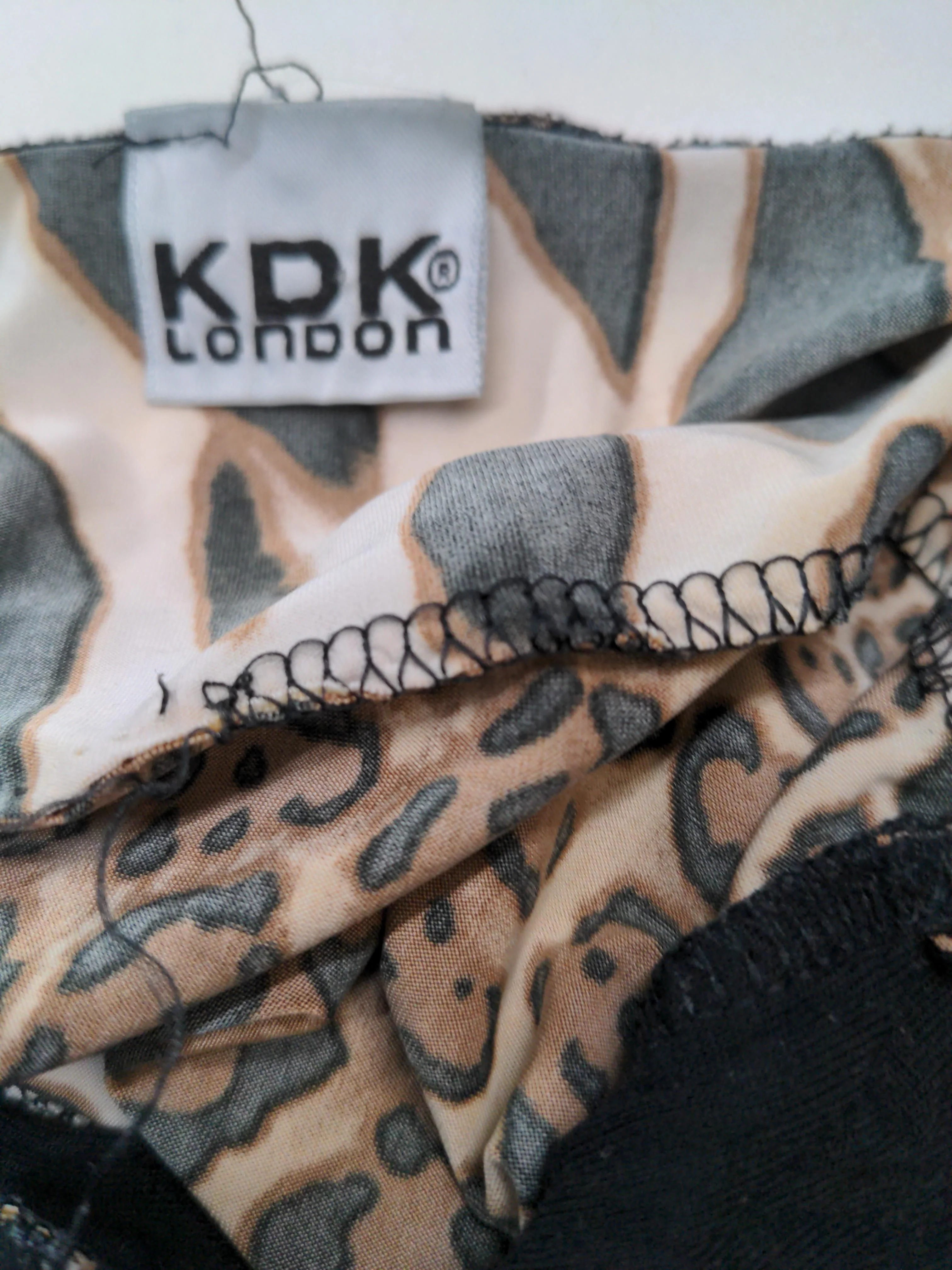 KDK London Women's Top S Multi Polyester with Elastane Basic - Image 5