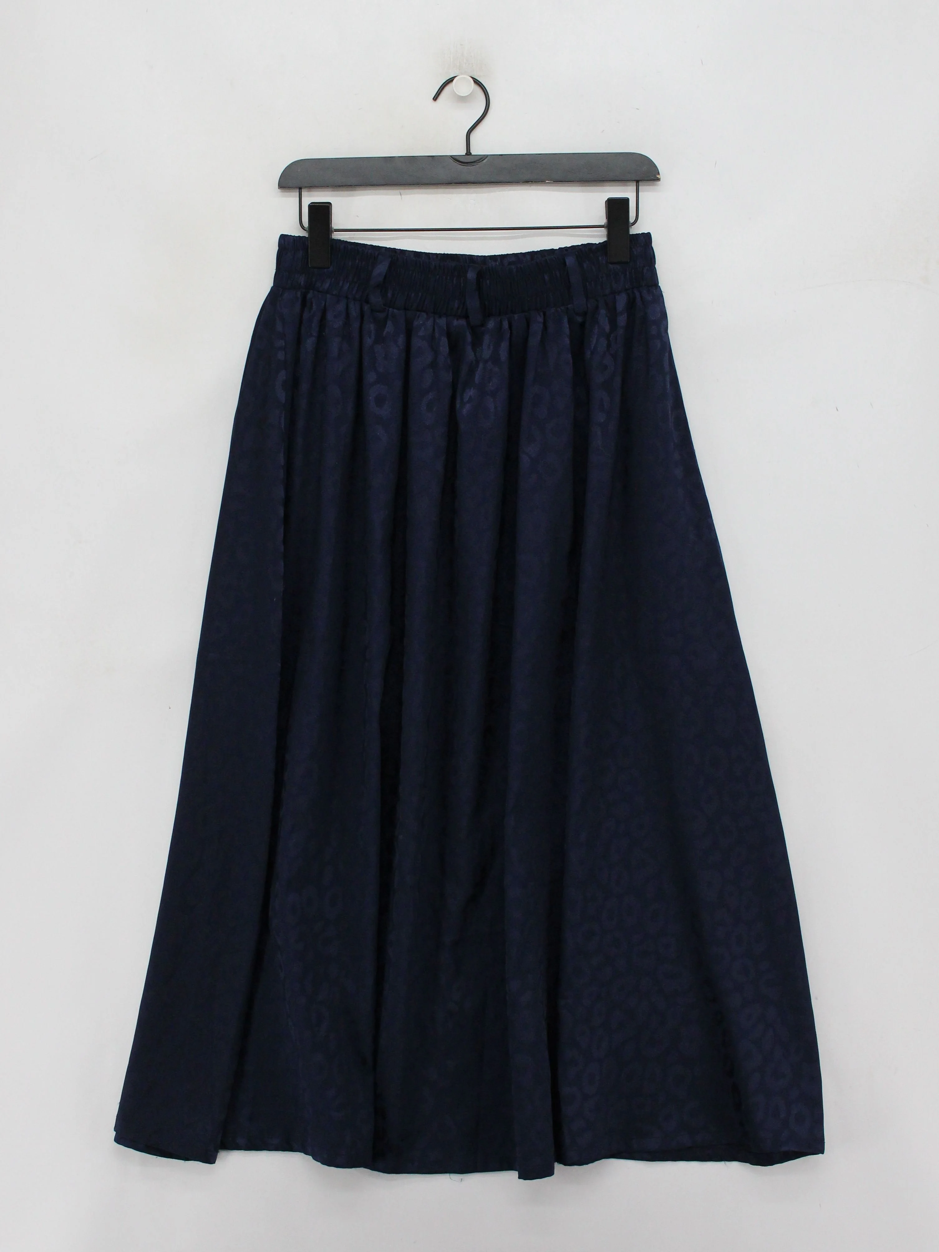 Kemi Telford Women's Midi Skirt S Blue Animal Print 100% Polyester Midi A-Line - Image 2