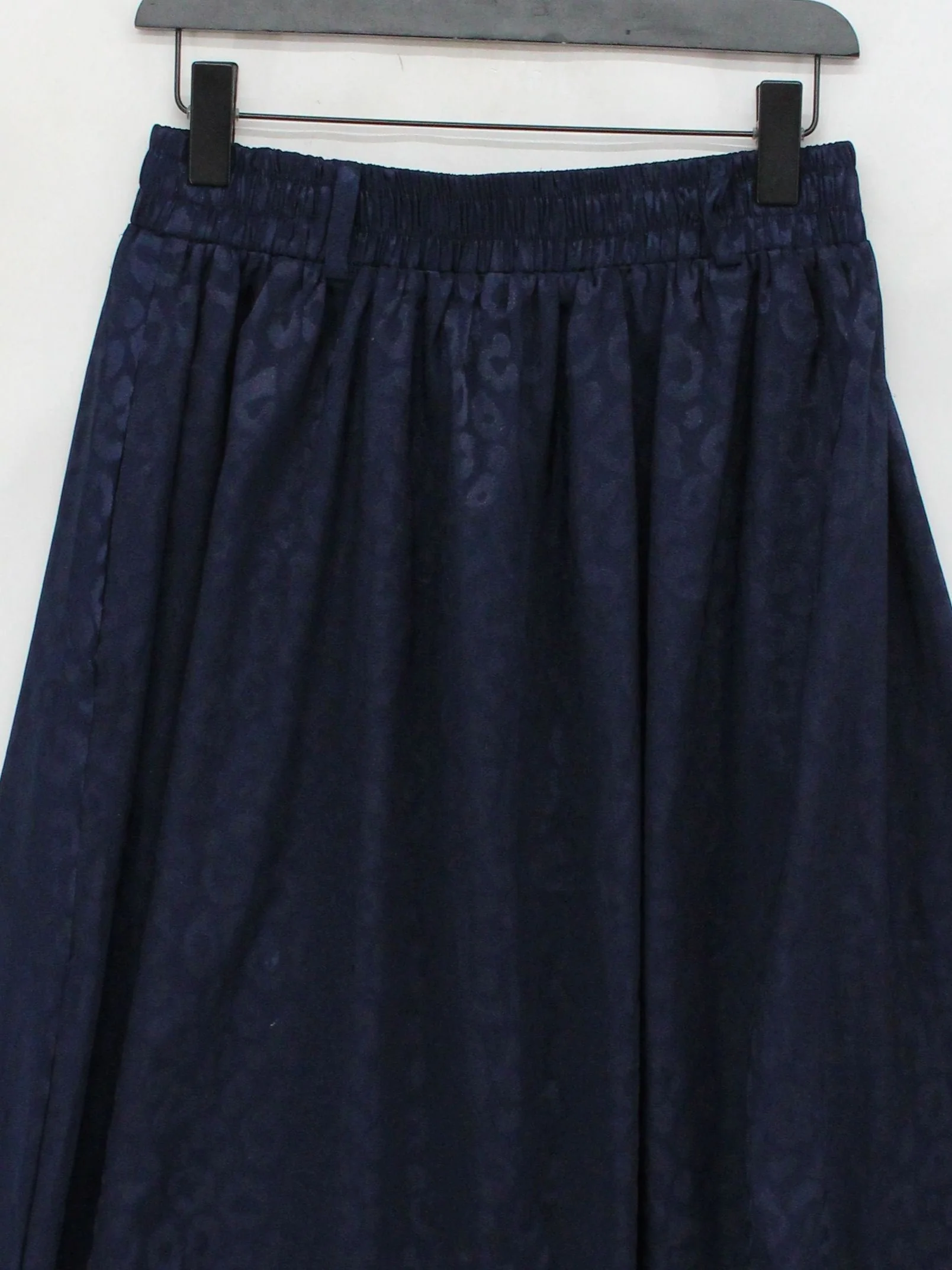 Kemi Telford Women's Midi Skirt S Blue Animal Print 100% Polyester Midi A-Line - Image 3