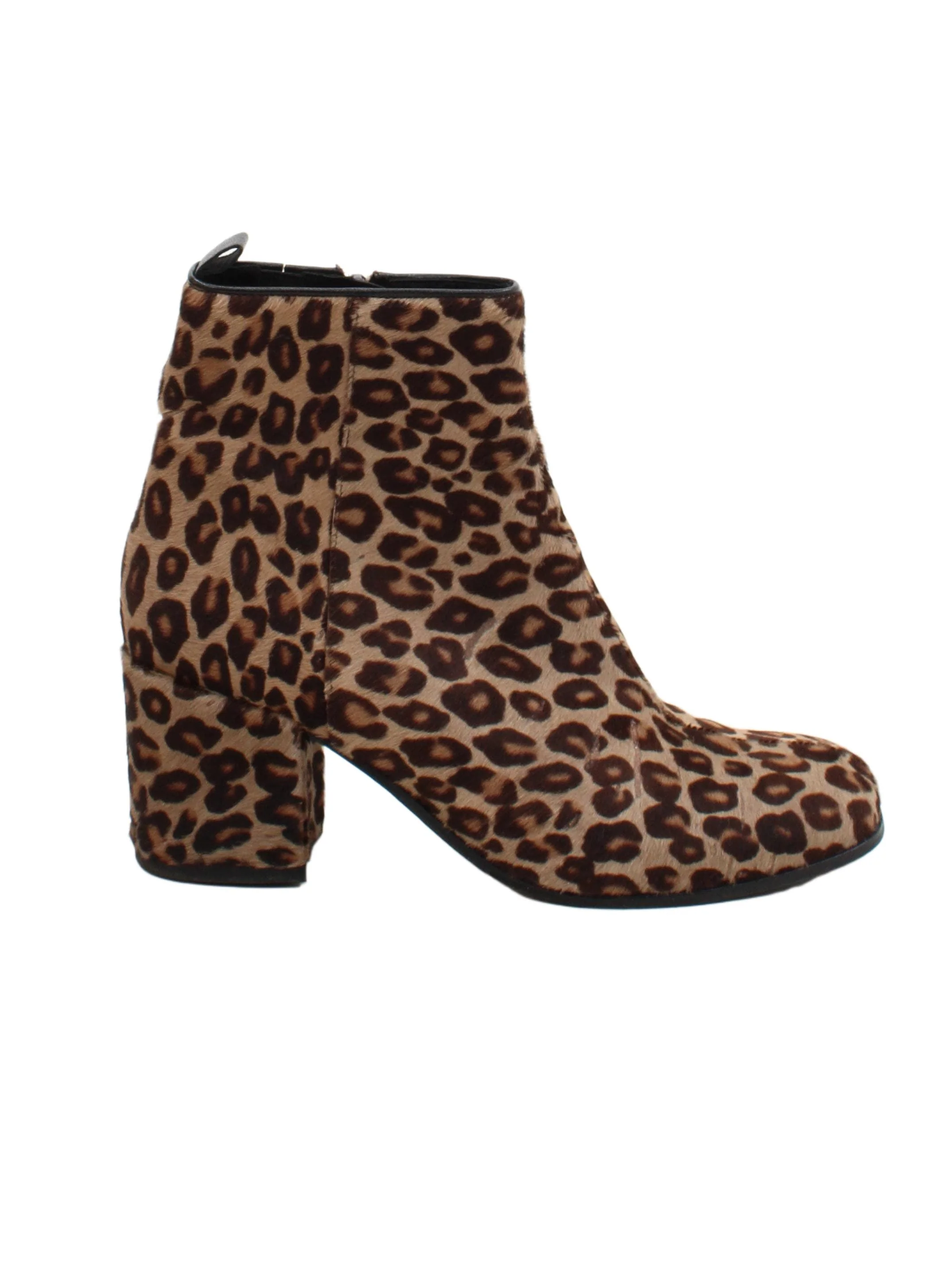 Kennel & Schmenger Women's Boots UK 4.5 Brown Animal Print 100% Leather Combat