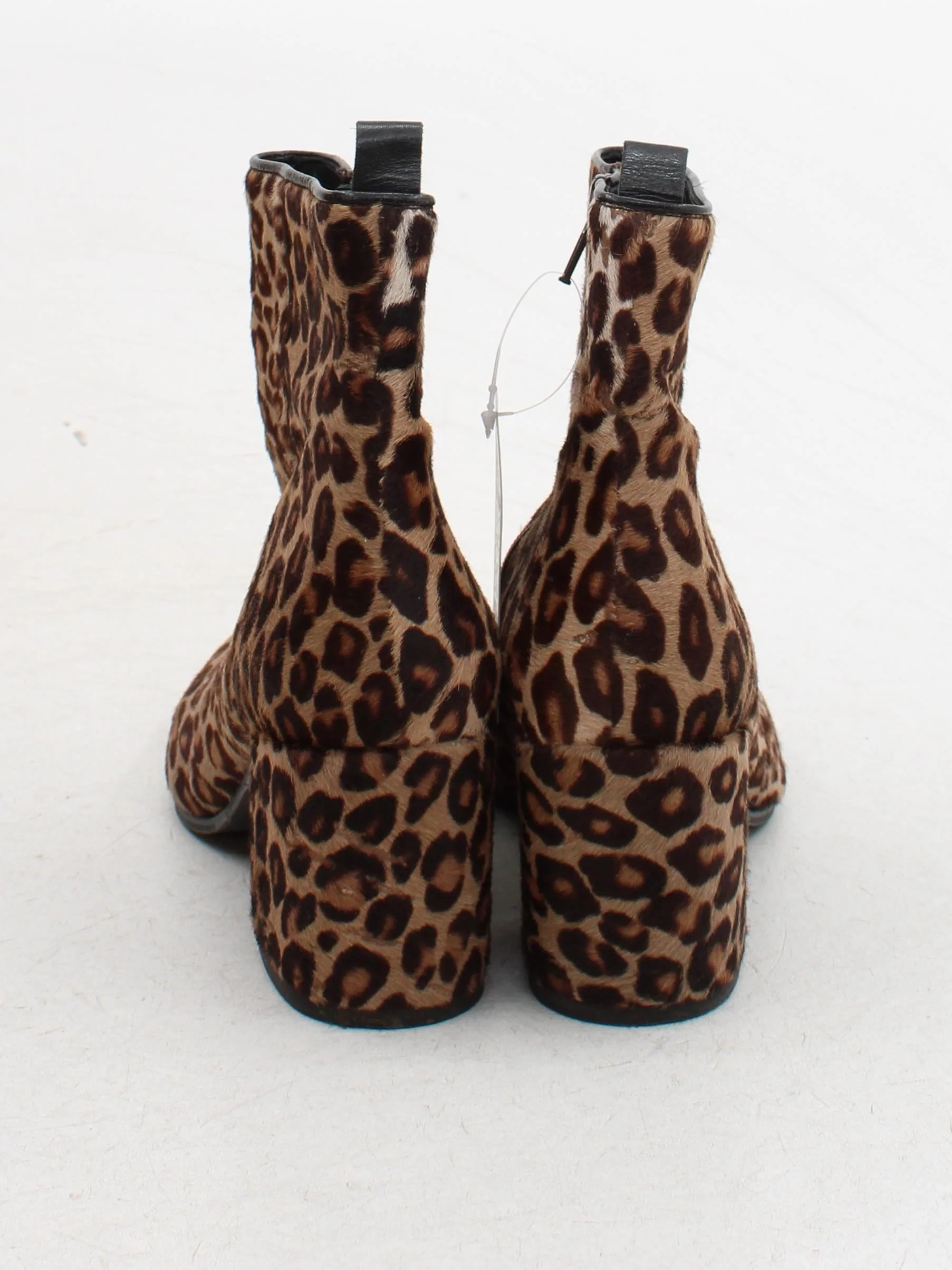 Kennel & Schmenger Women's Boots UK 4.5 Brown Animal Print 100% Leather Combat - Image 3