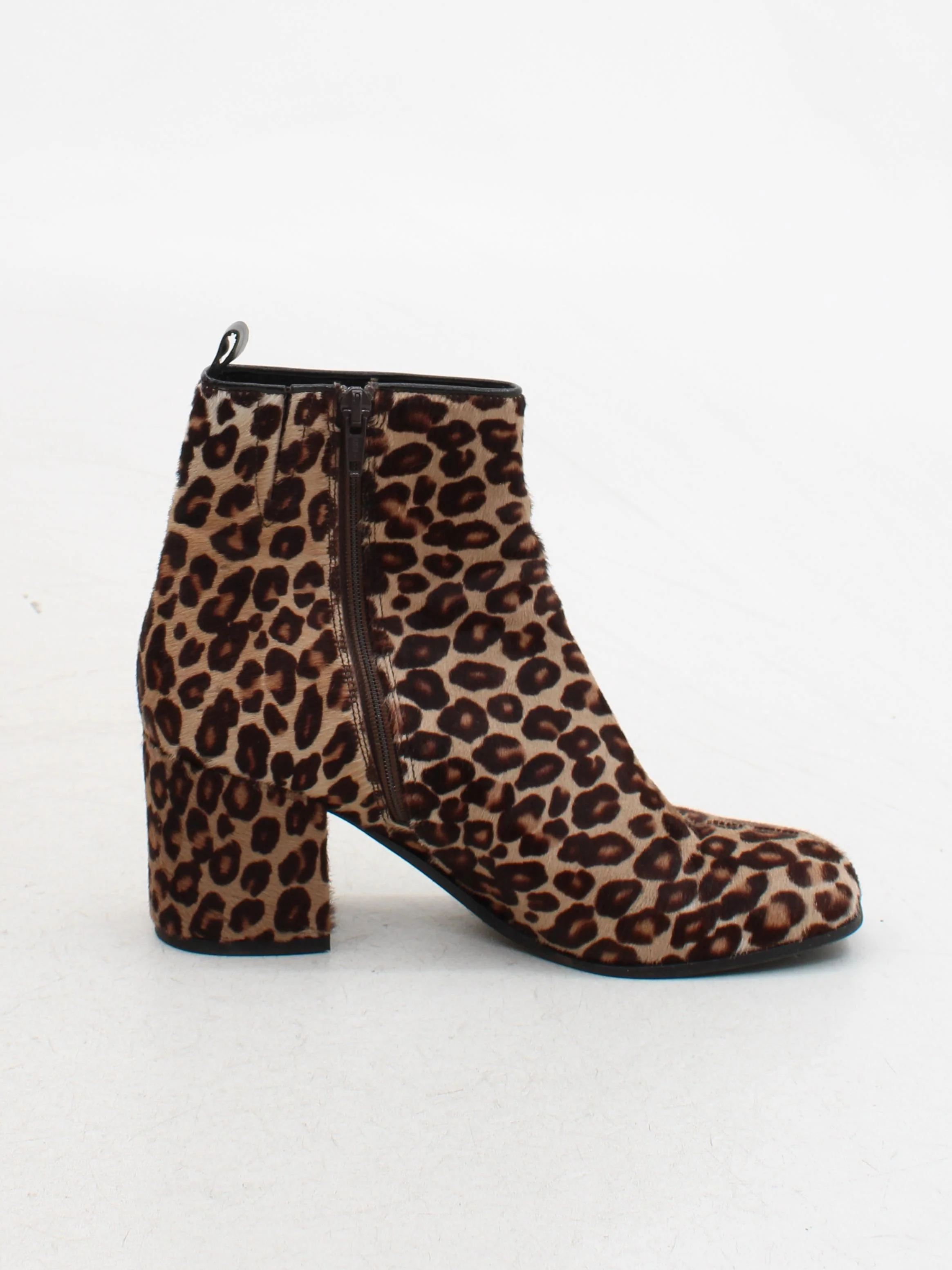 Kennel & Schmenger Women's Boots UK 4.5 Brown Animal Print 100% Leather Combat - Image 5