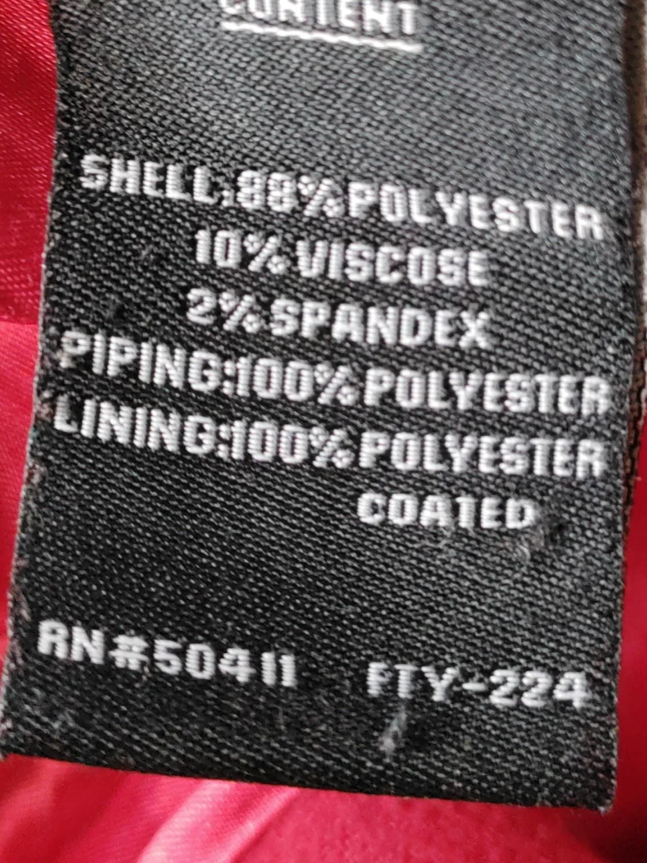 Kensie Motorcycle Jacket jacket red - Image 6