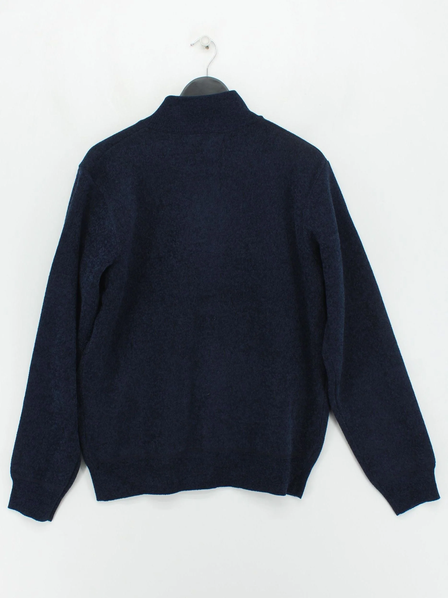 Kensington Men's Jumper M Blue 100% Polyester High Neck Pullover - Image 2