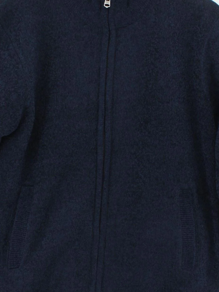 Kensington Men's Jumper M Blue 100% Polyester High Neck Pullover - Image 3