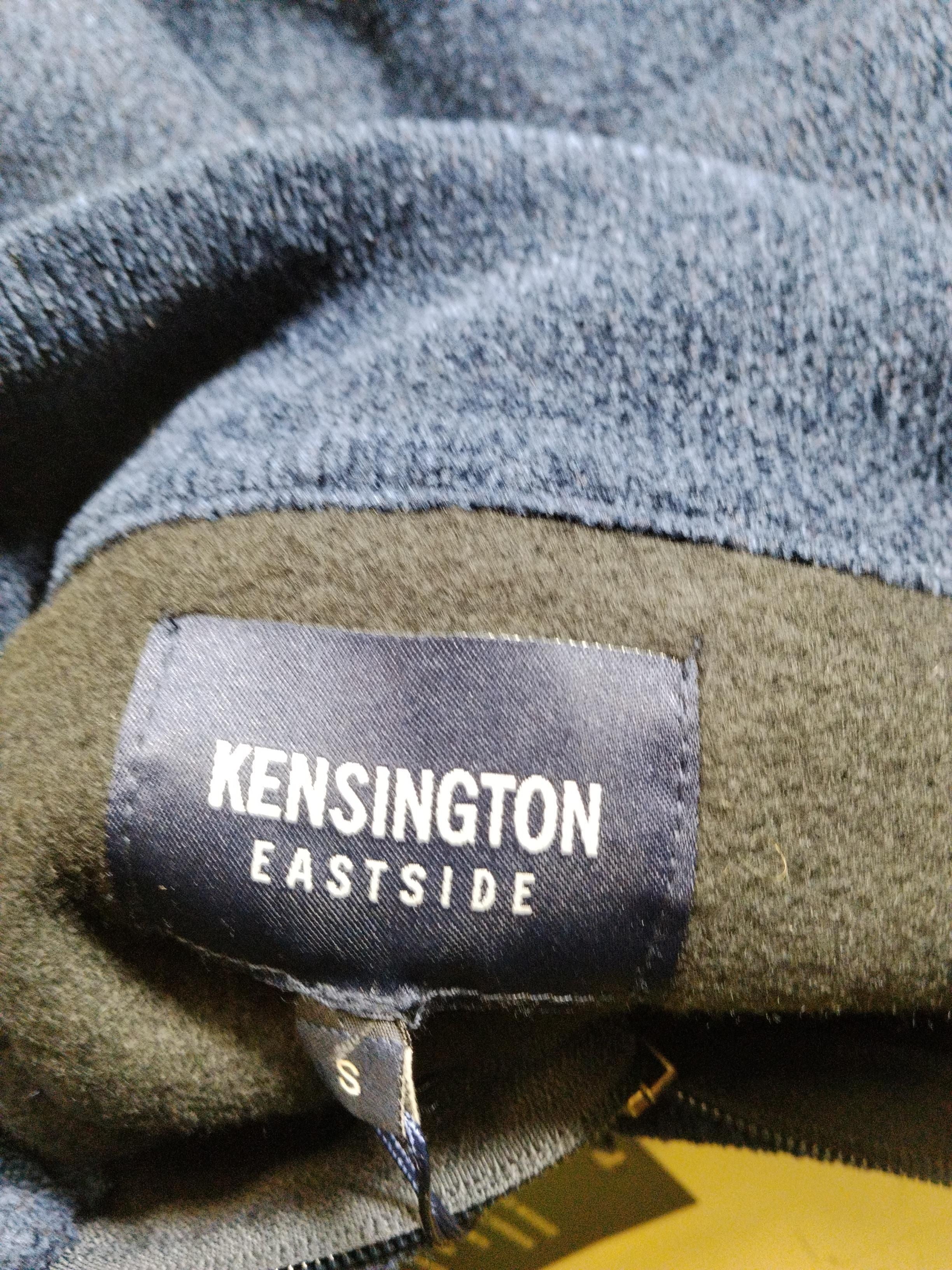 Kensington Men's Jumper M Blue 100% Polyester High Neck Pullover - Image 5