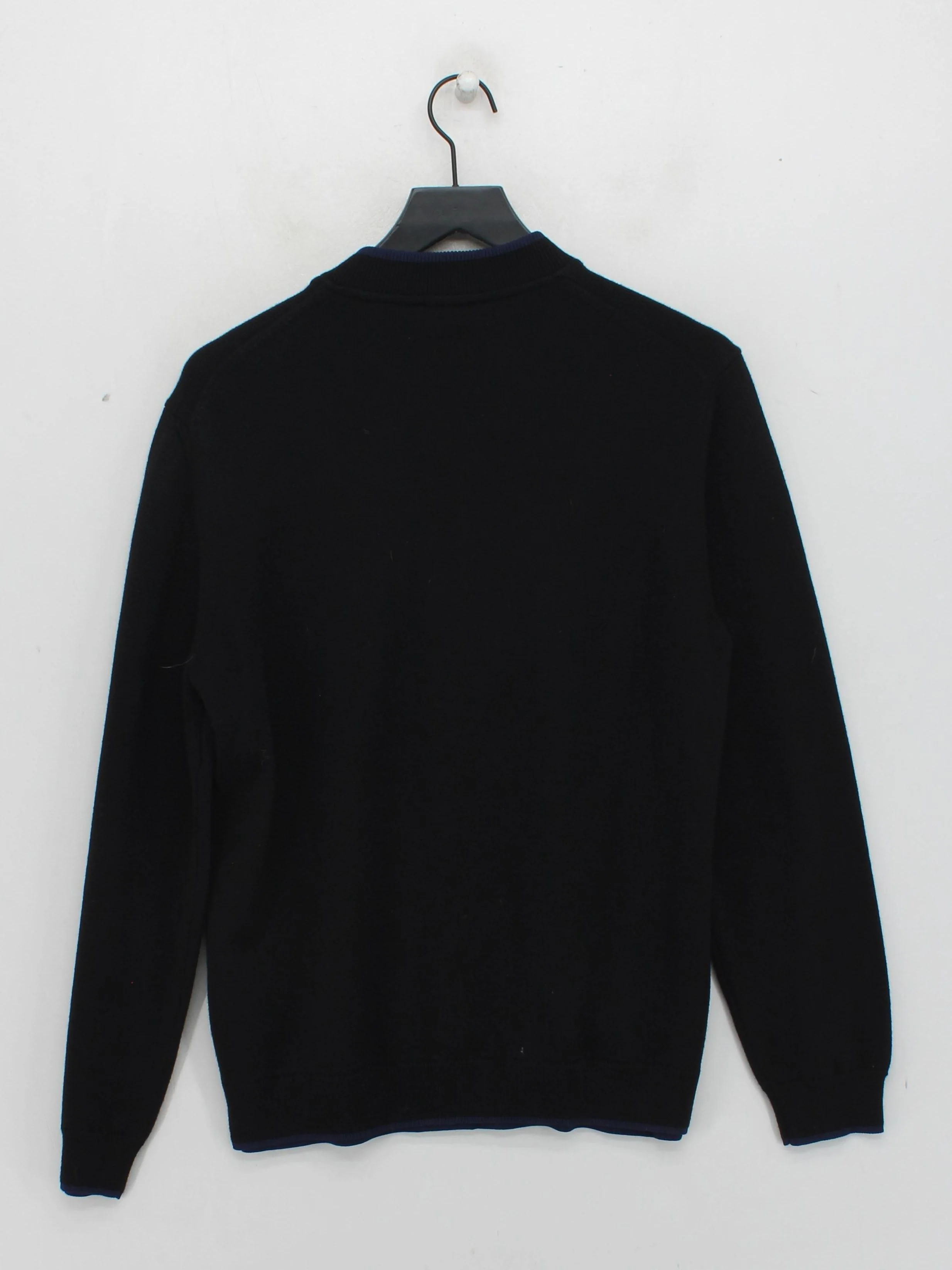 Kenzo Men's Cardigan L Black Graphic Wool with Polyamide Collared Cardigan - Image 2