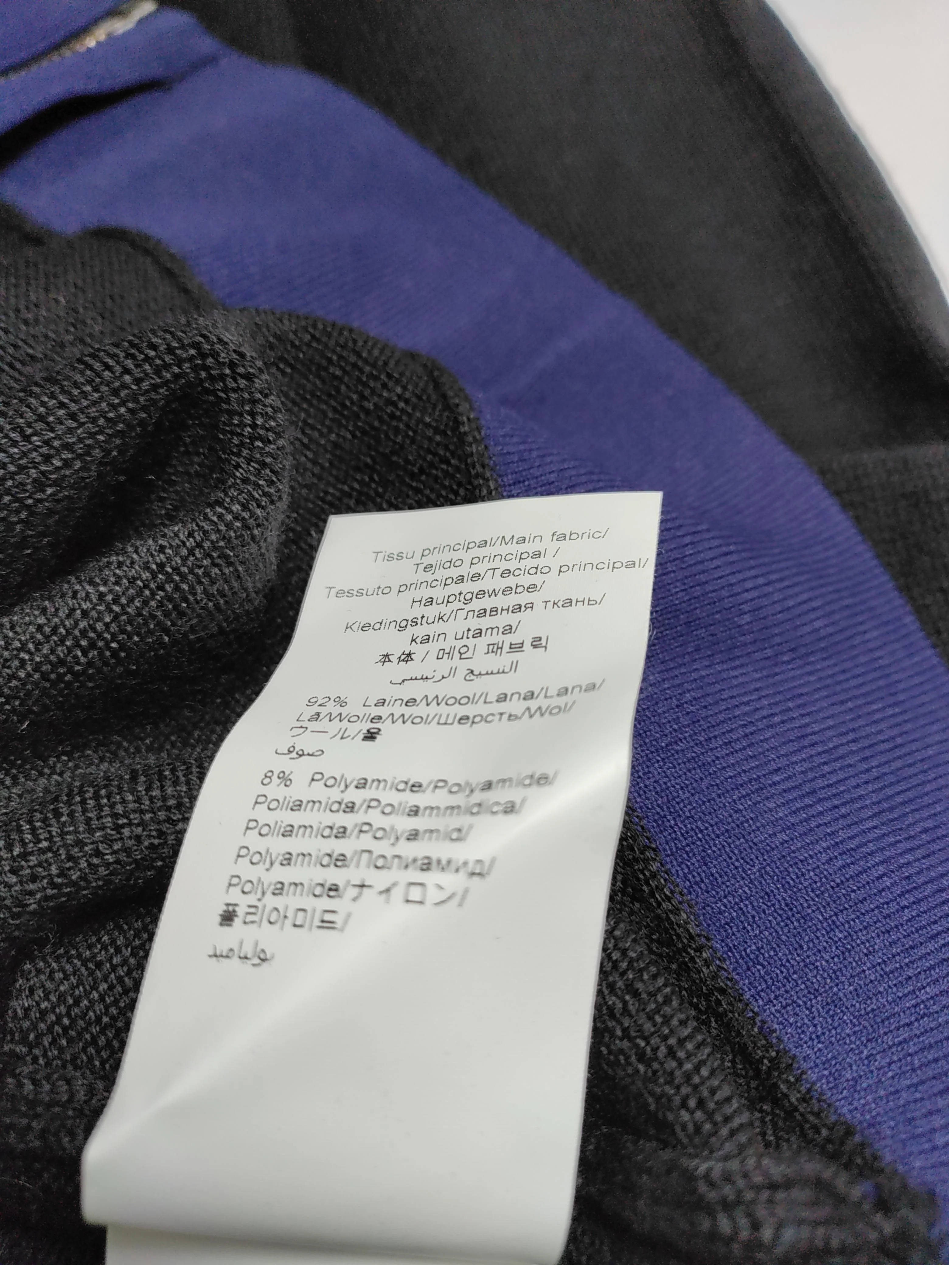 Kenzo Men's Cardigan L Black Graphic Wool with Polyamide Collared Cardigan - Image 6