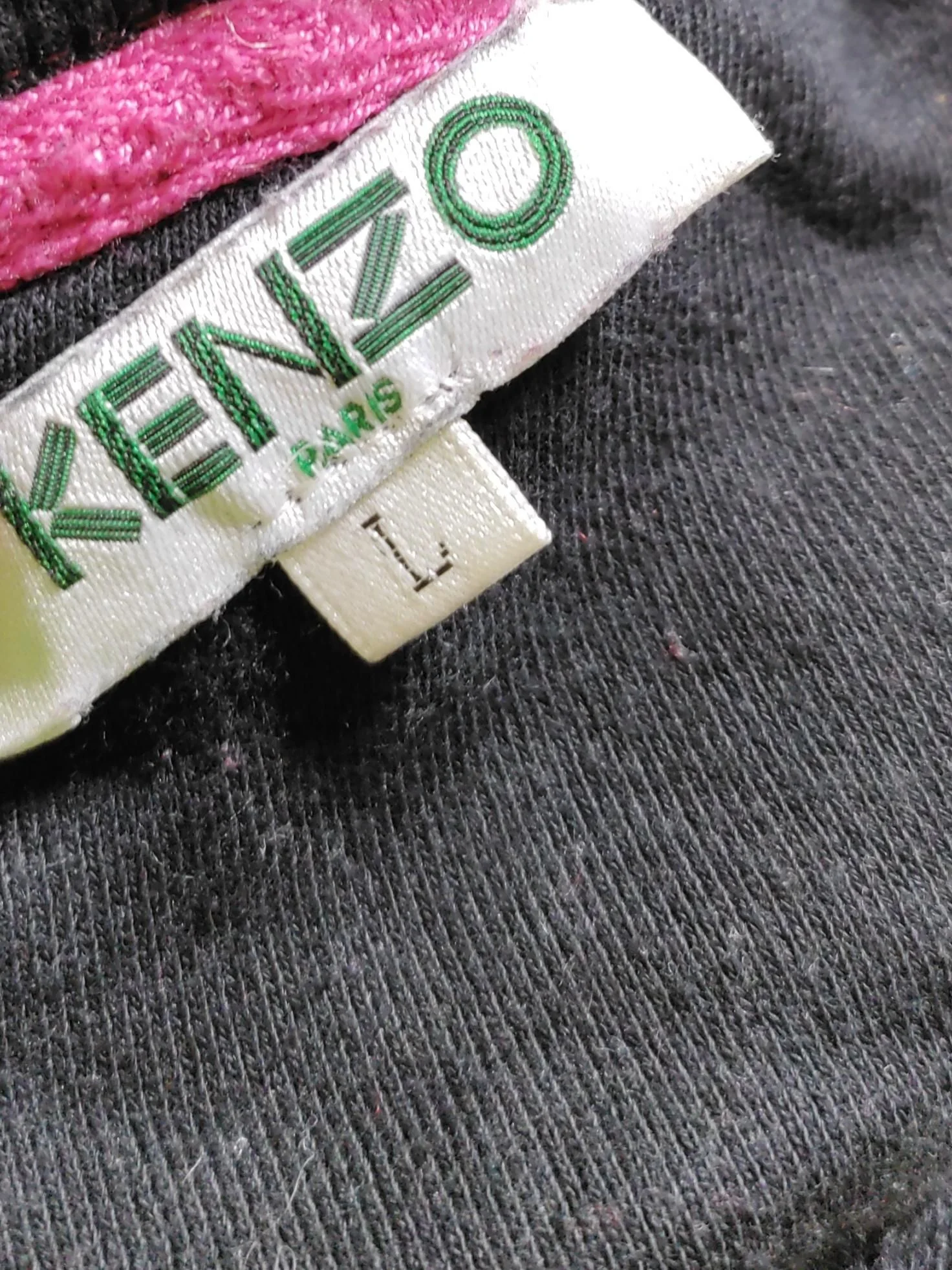 Kenzo Men's Hoodie L Black Graphic 100% Cotton Pullover - Image 7