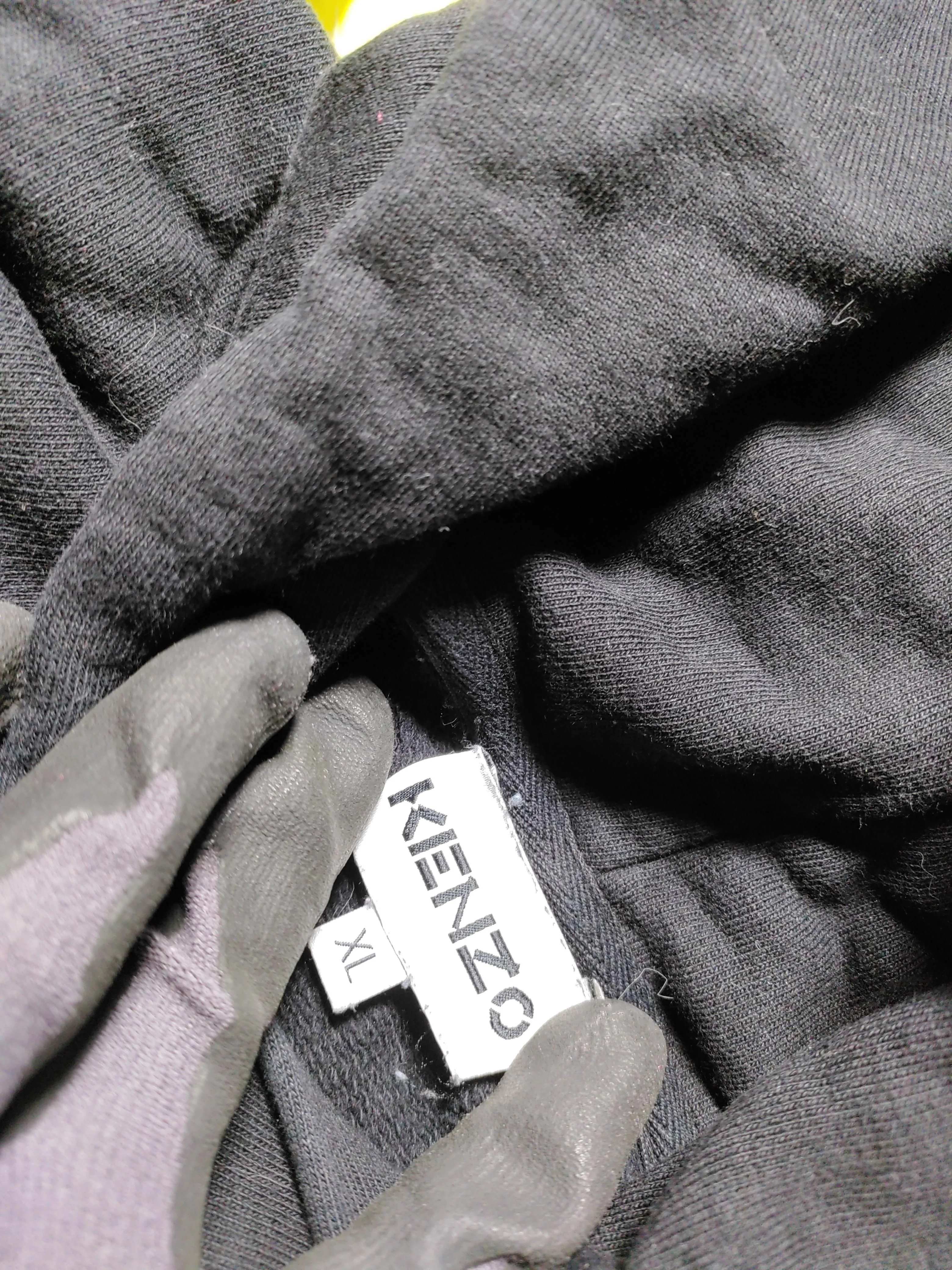 Kenzo Men's Hoodie XL Black Graphic 100% Cotton Pullover - Image 5