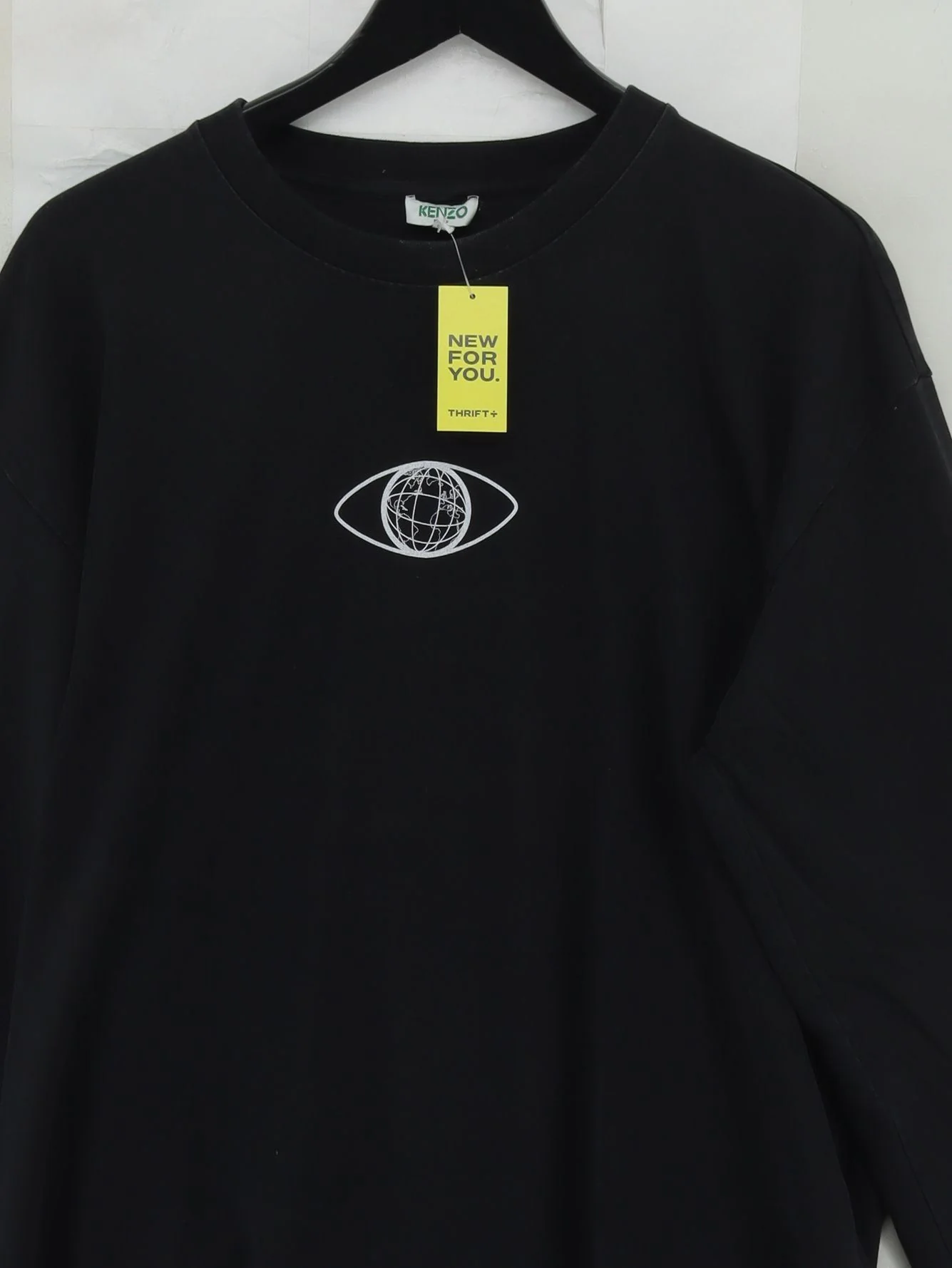 Kenzo Men's Hoodie XL Black Graphic 100% Cotton Pullover - Image 3