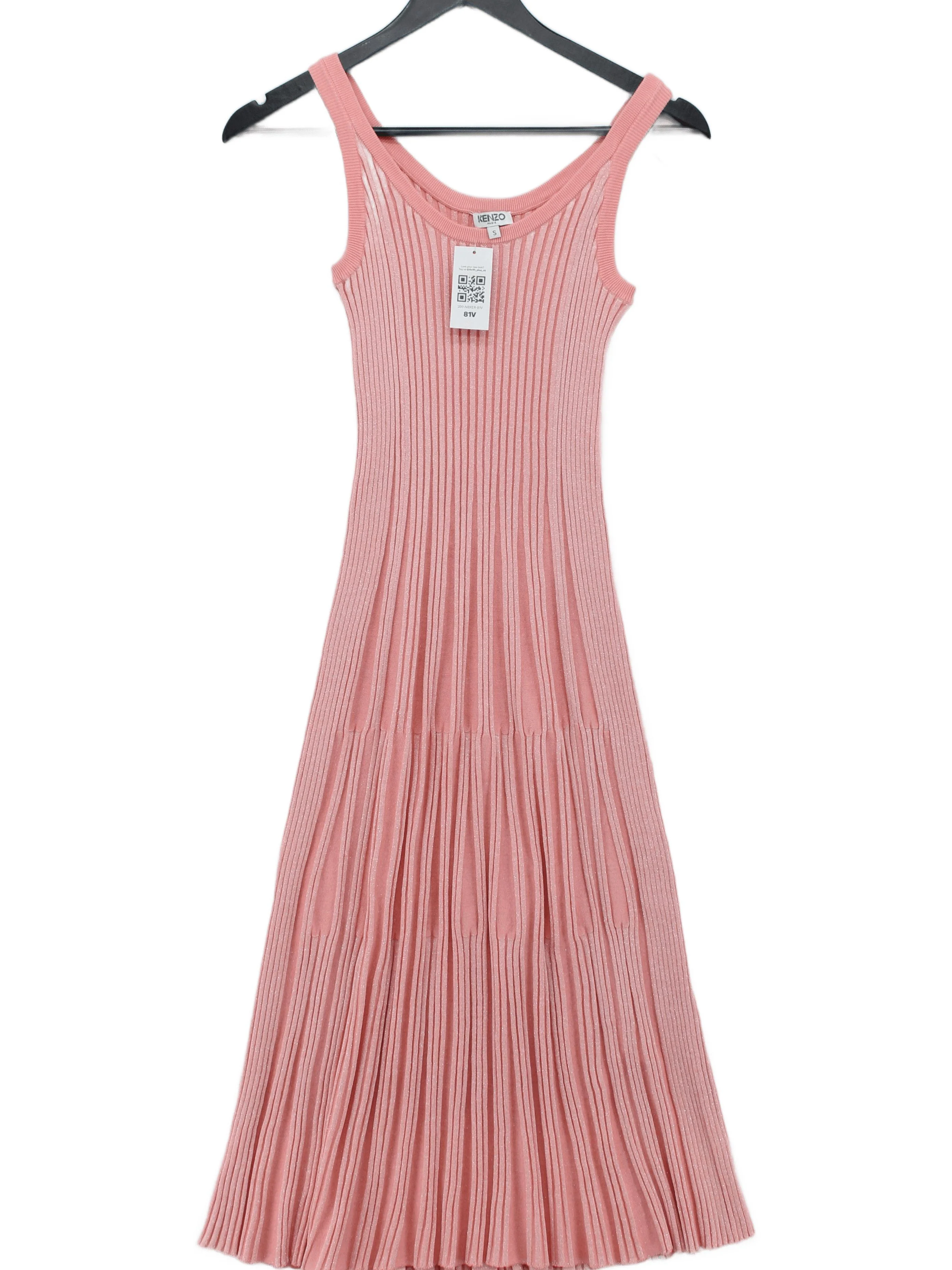 Kenzo Tank Midi Dress S in Pink