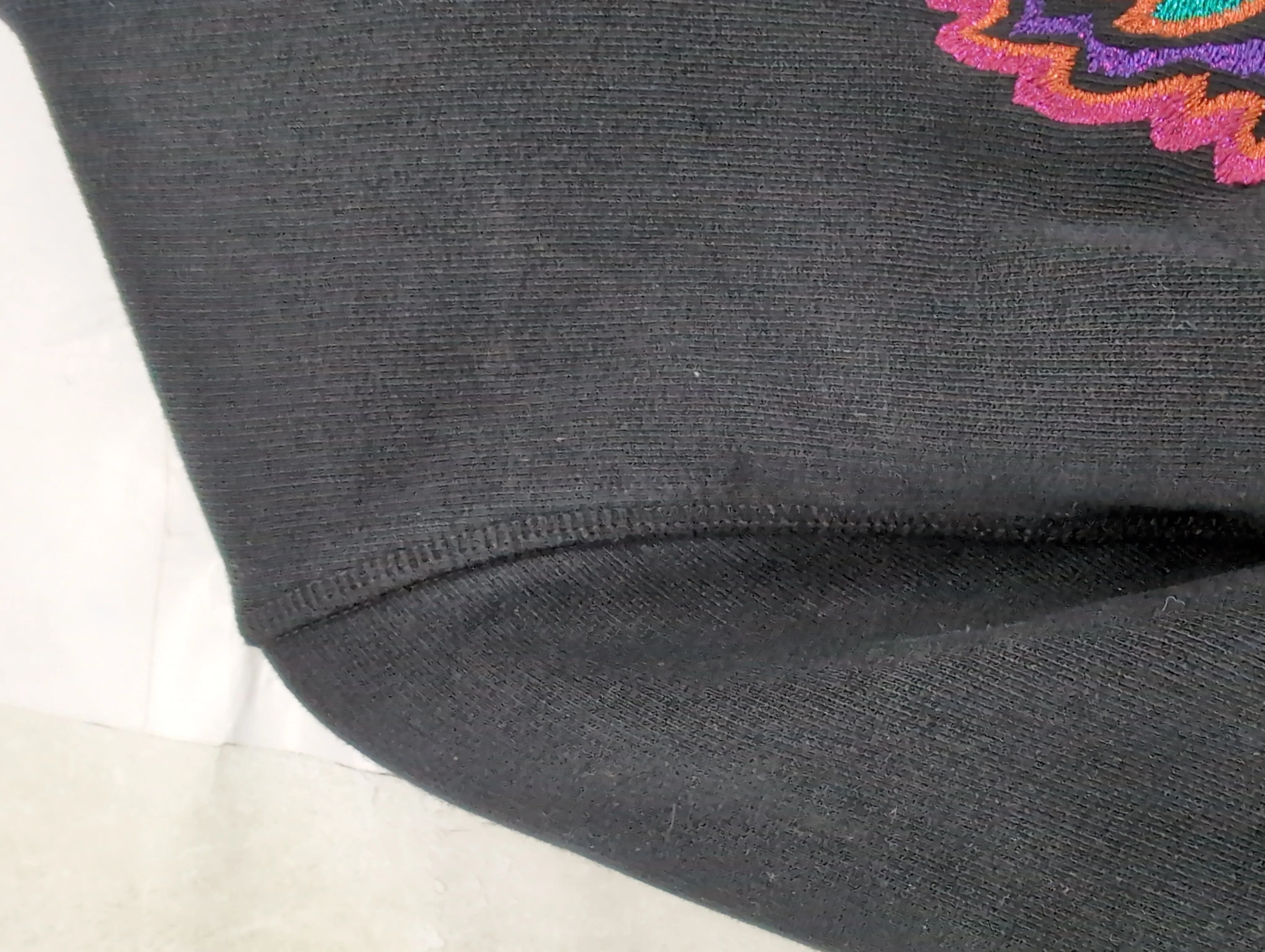Kenzo Women's Jumper L Black Graphic 100% Cotton Crew Neck Pullover - Image 5