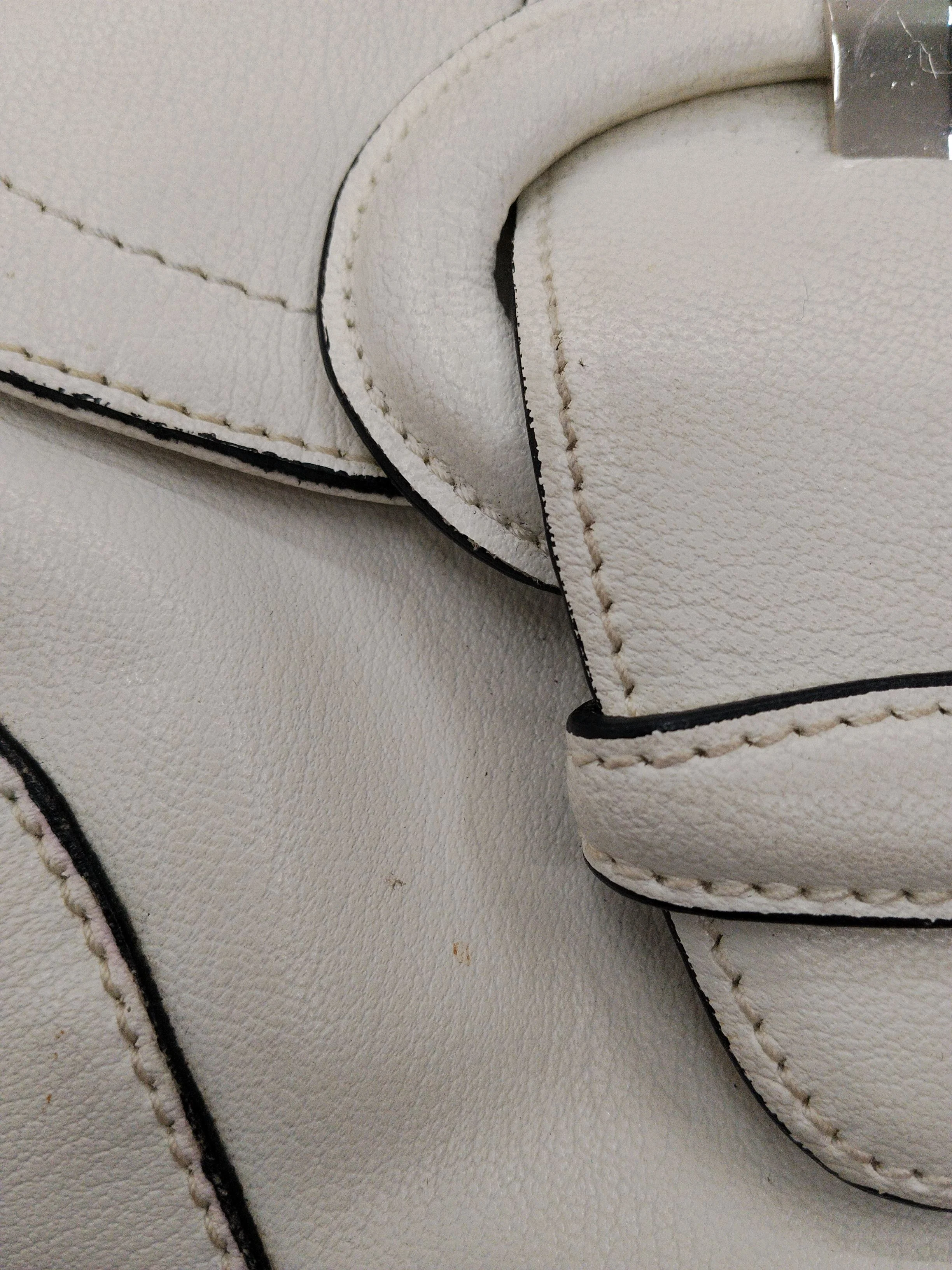 Kesslord Women's Bag White 100% Leather Shoulder Bag - Image 5