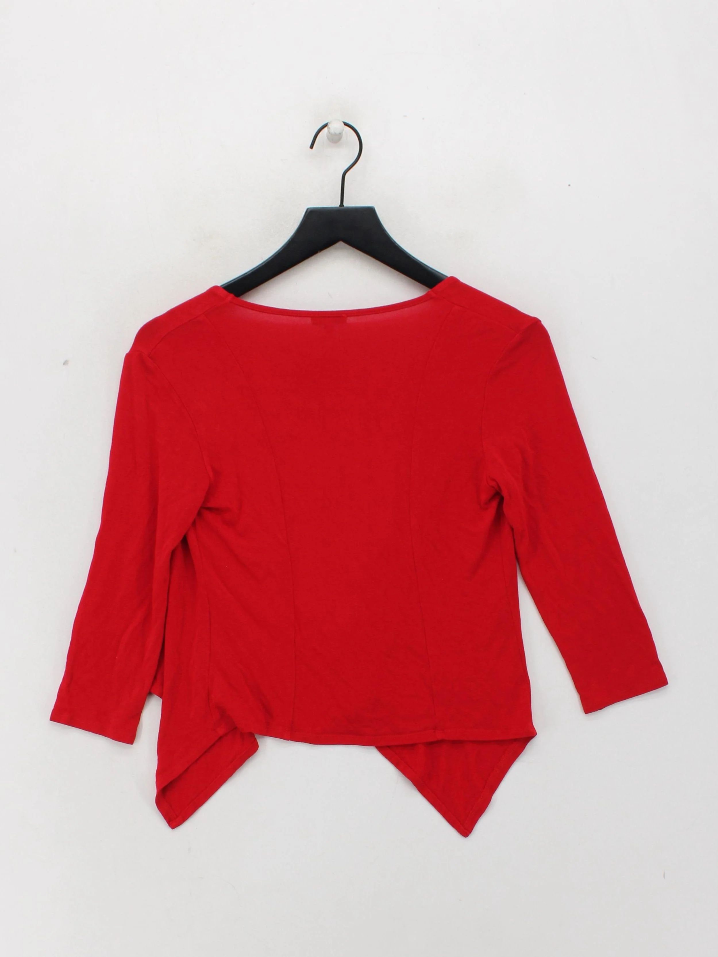 Kettlewell Women's Cardigan S Red Viscose with Elastane V-Neck Cardigan - Image 2