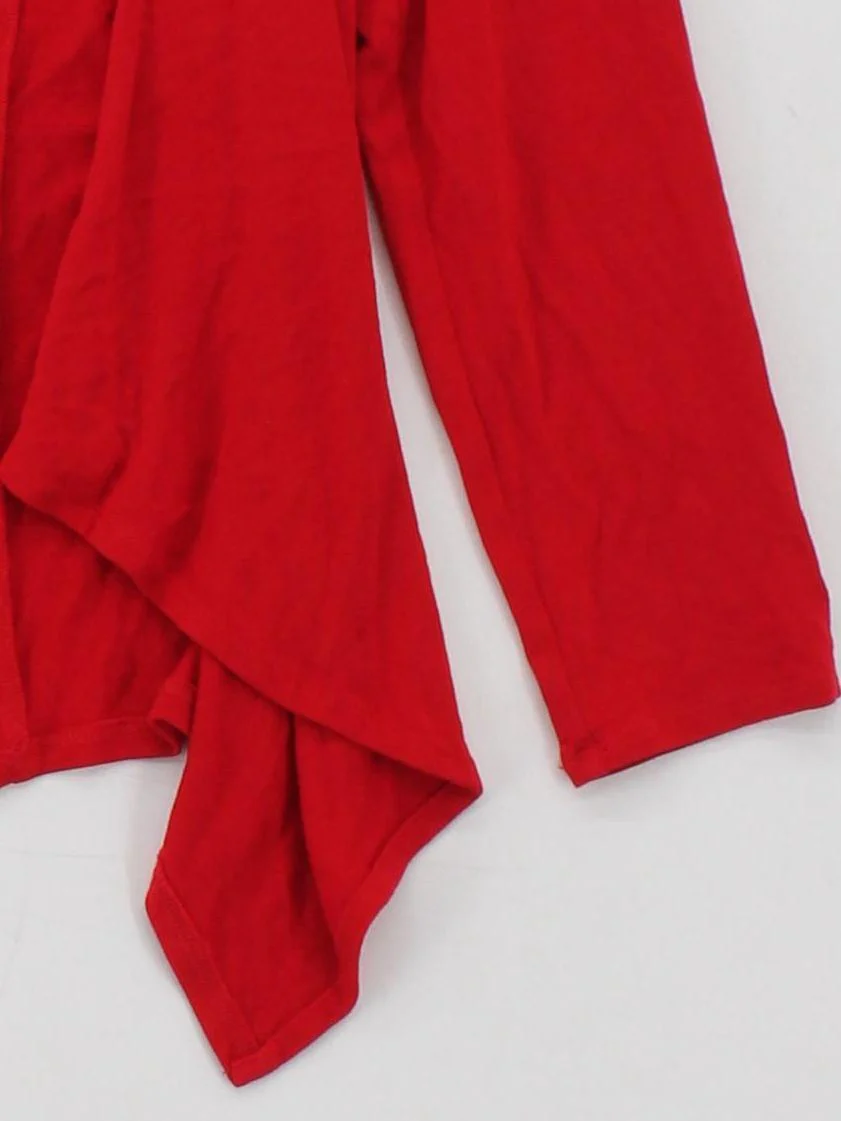 Kettlewell Women's Cardigan S Red Viscose with Elastane V-Neck Cardigan - Image 4