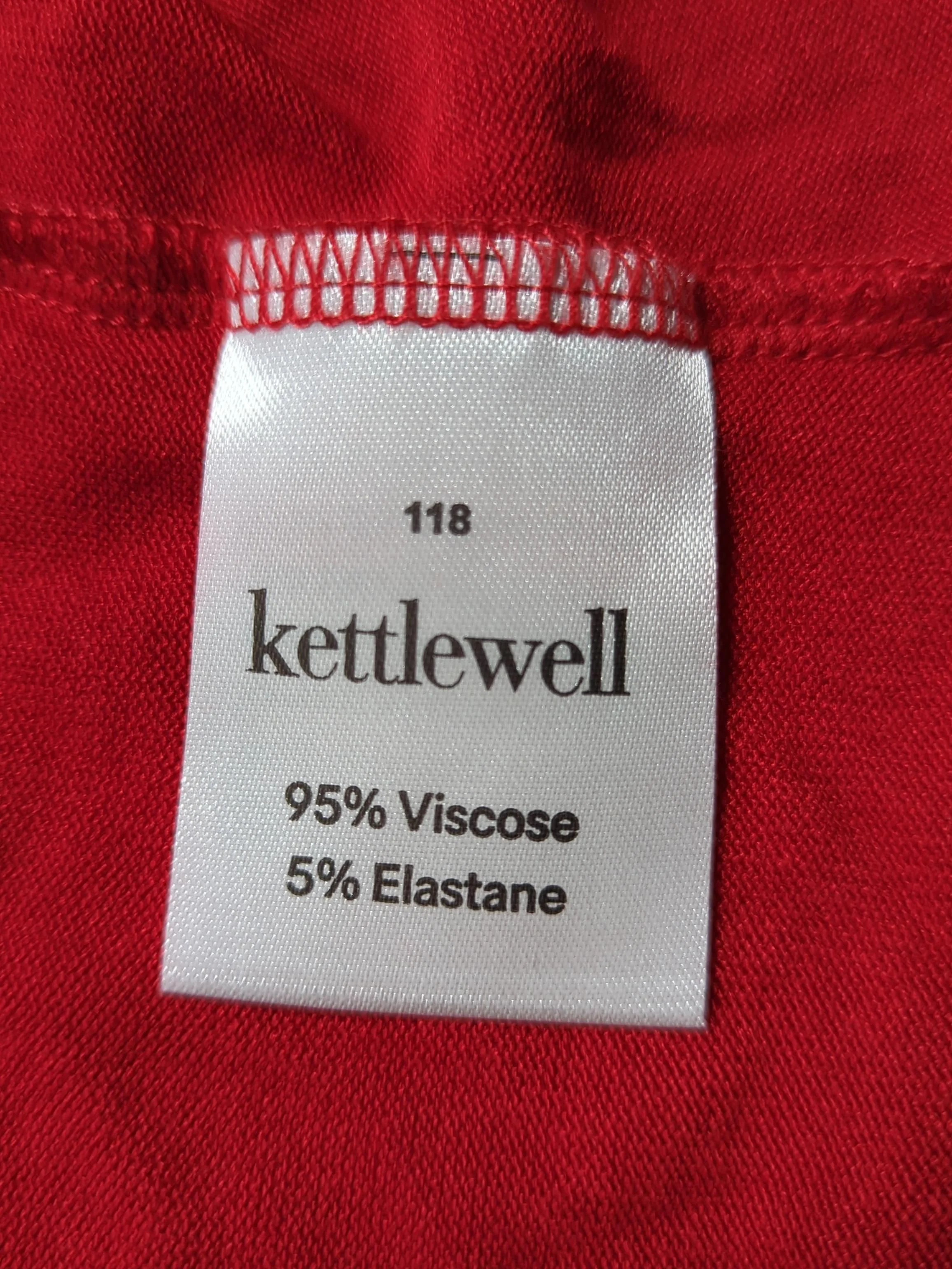 Kettlewell Women's Cardigan S Red Viscose with Elastane V-Neck Cardigan - Image 6