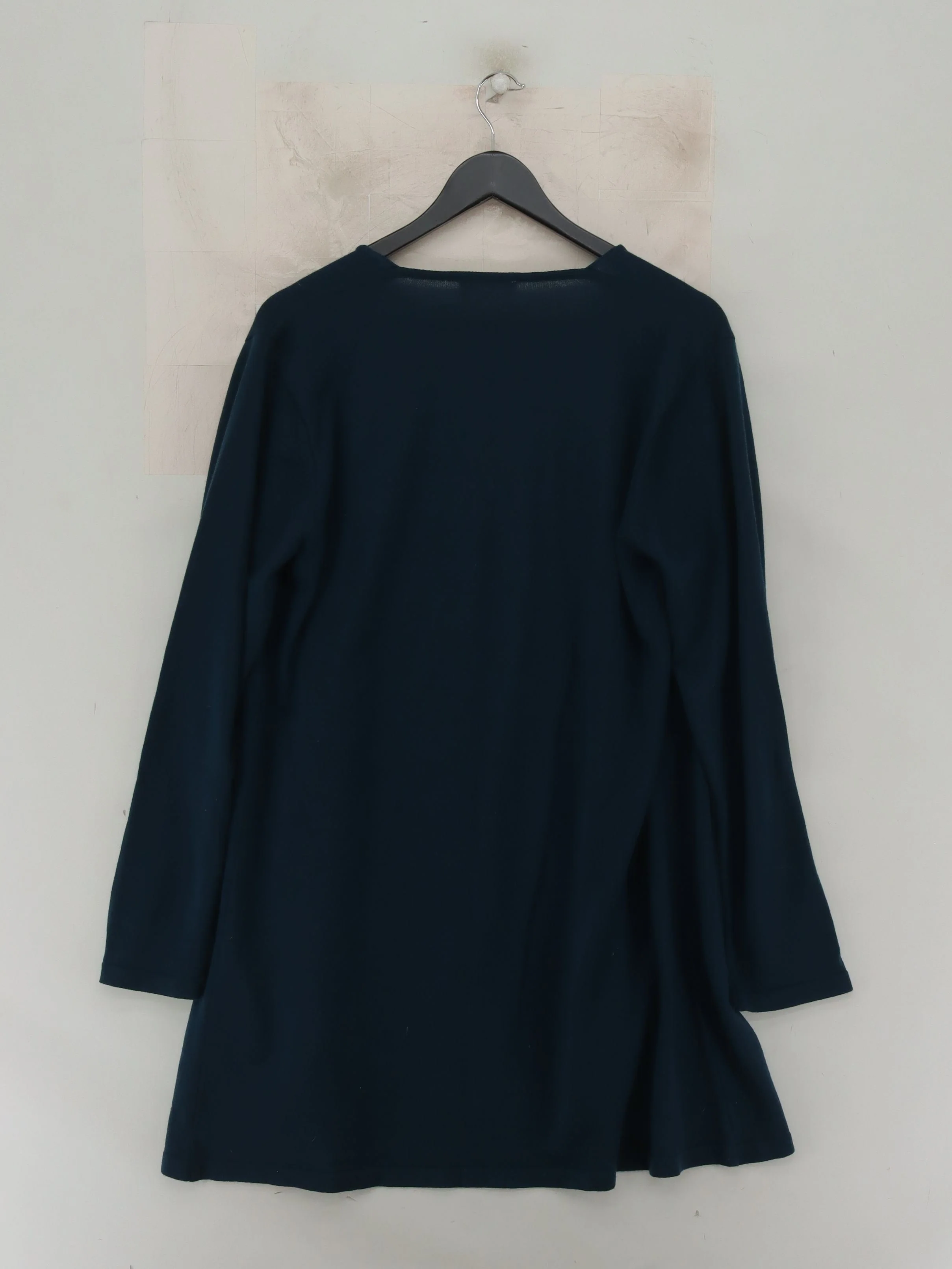 Kettlewell Women's Cardigan XXL Blue 100% Wool Round Neck Cardigan - Image 2