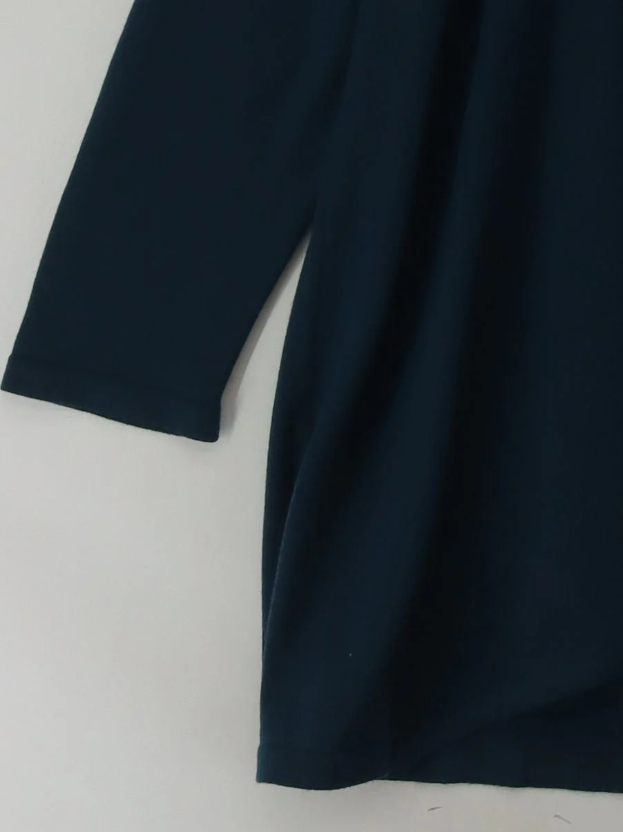 Kettlewell Women's Cardigan XXL Blue 100% Wool Round Neck Cardigan - Image 4
