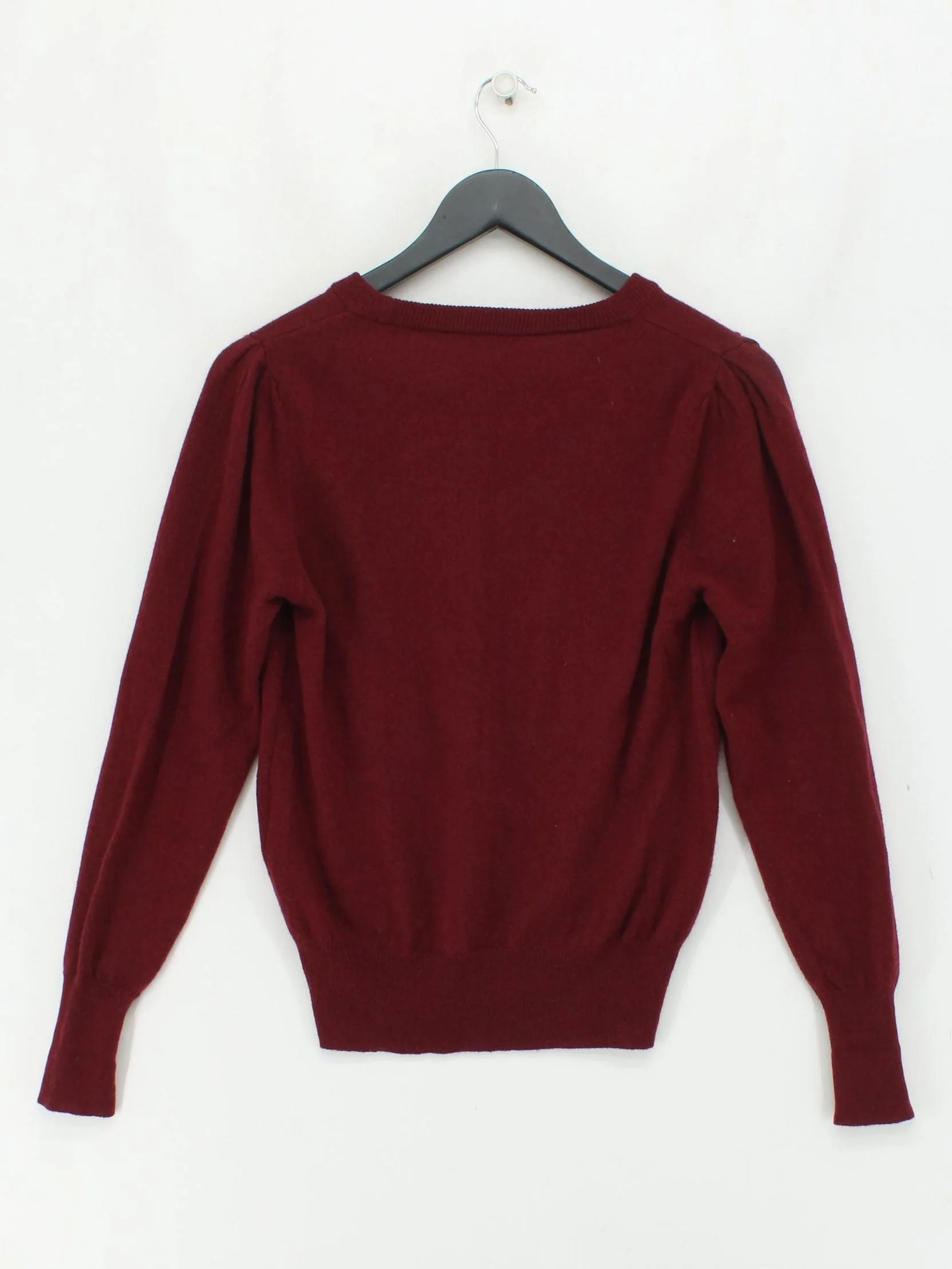 Kettlewell Women's Jumper M Red Wool with Cashmere Crew Neck Pullover - Image 2