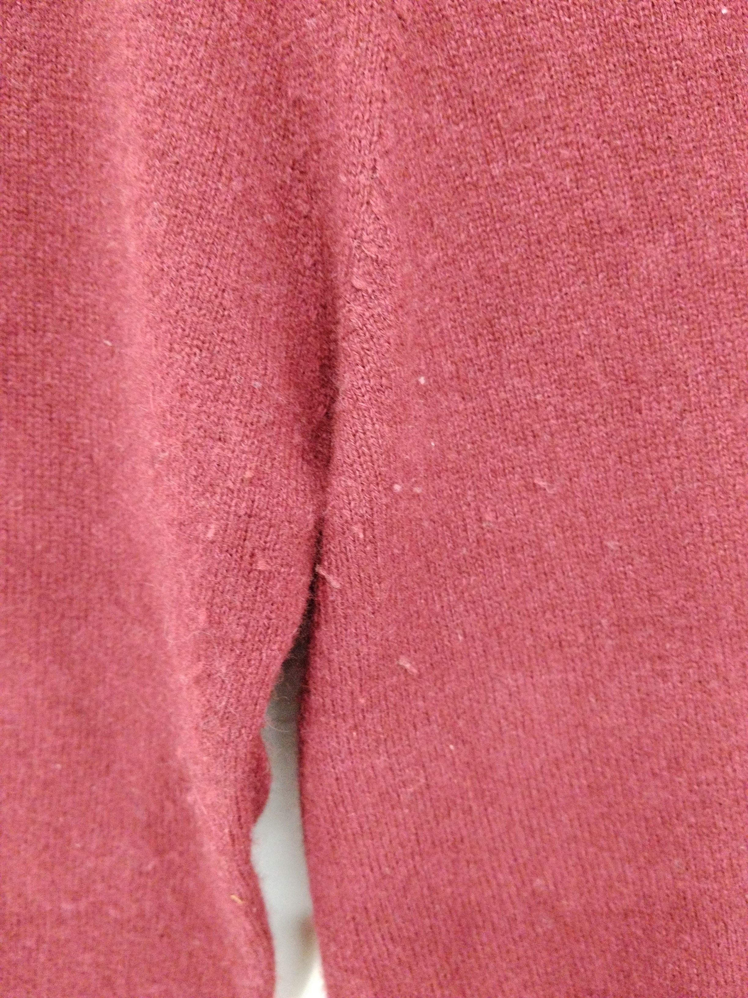 Kettlewell Women's Jumper M Red Wool with Cashmere Crew Neck Pullover - Image 5