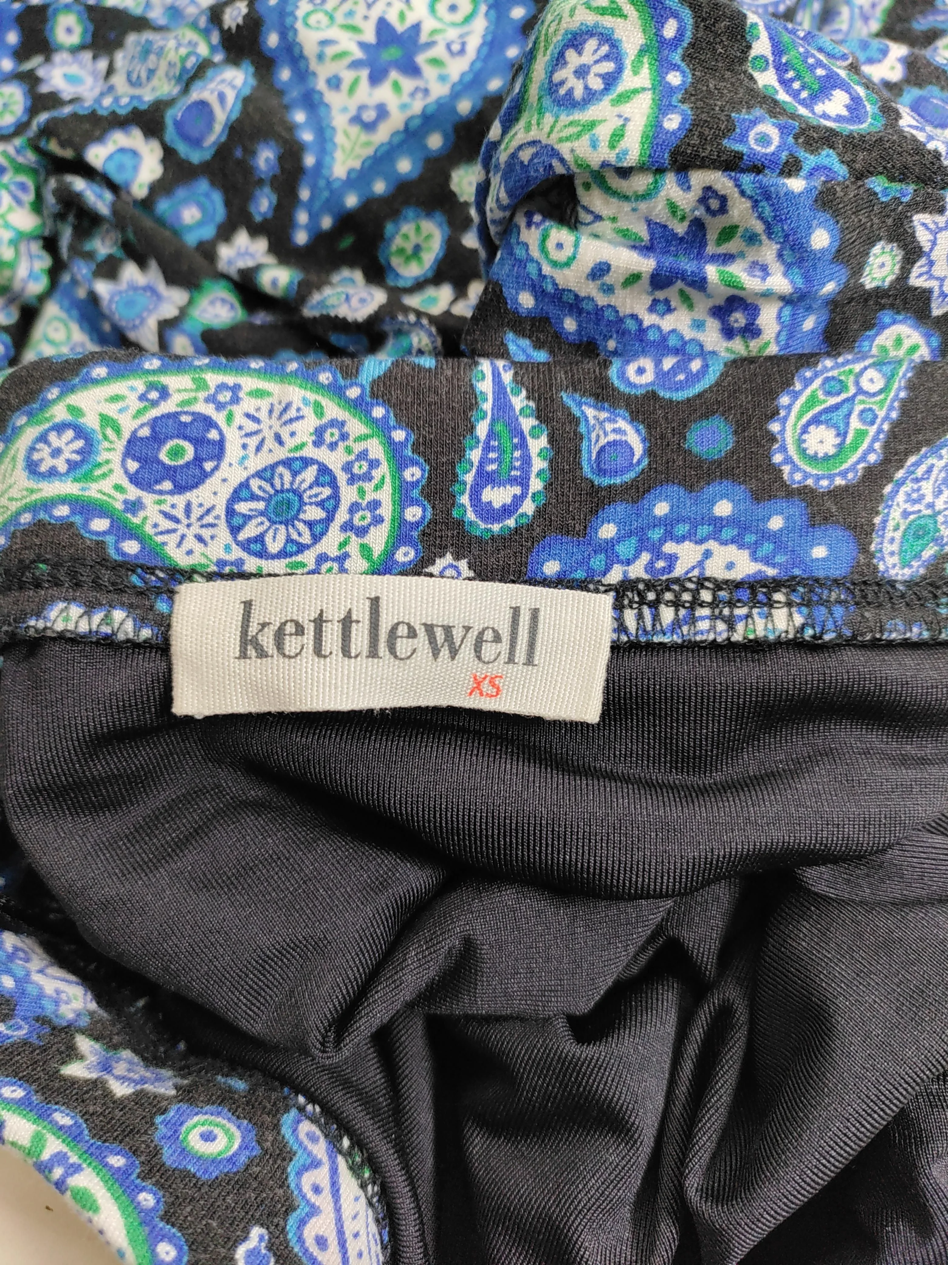 Kettlewell Women's Maxi Skirt XS Multi Paisley Viscose with Elastane Long Maxi - Image 5