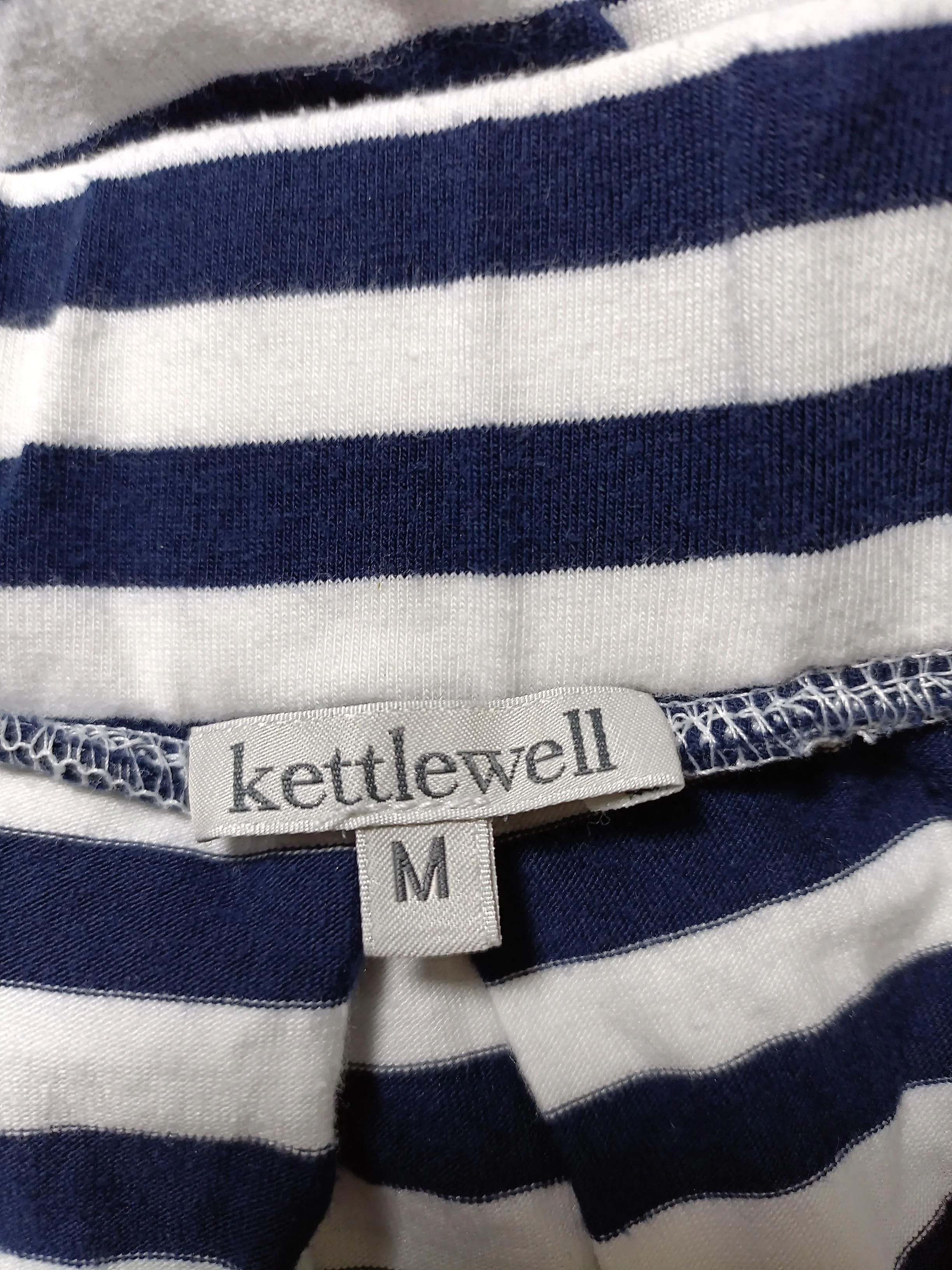 Kettlewell Women's Midi Skirt M Blue Cotton with Lyocell Modal, Elastane Pleated - Image 5
