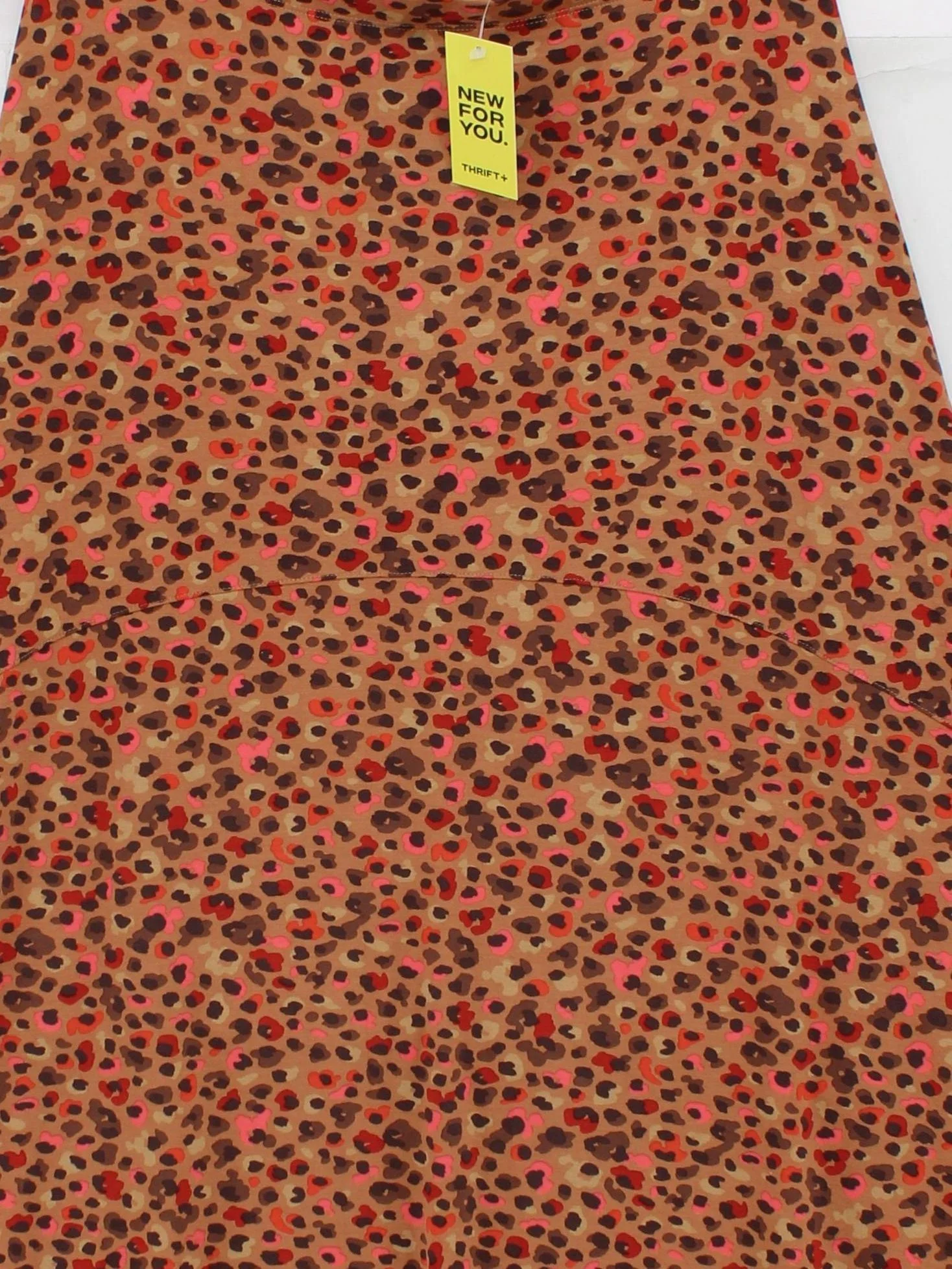 Kettlewell Women's Midi Skirt M Brown Animal Print 100% Other Midi A-Line - Image 3