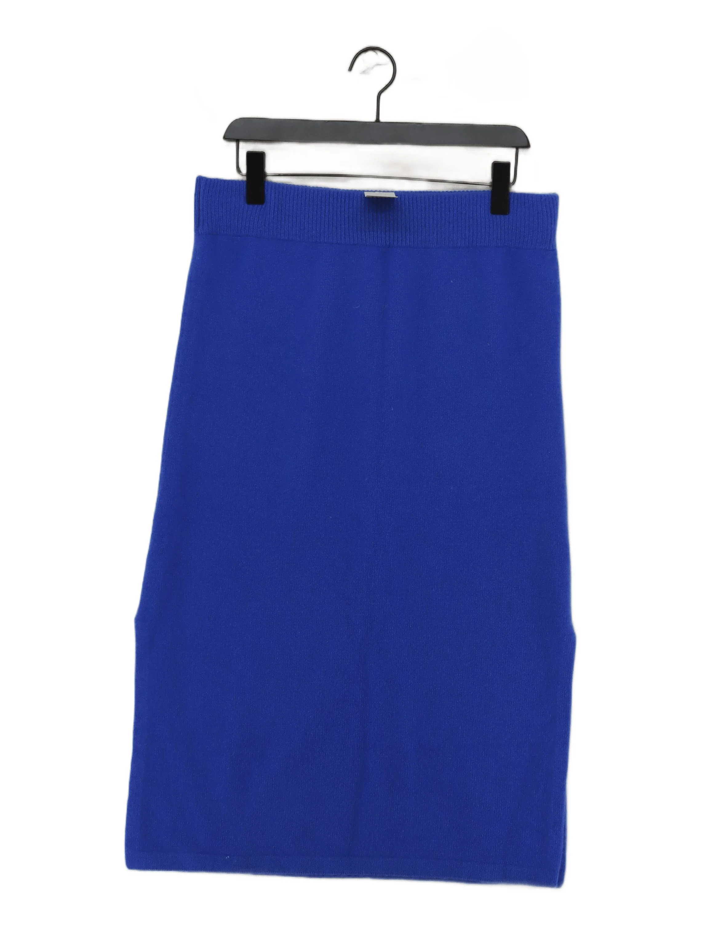 Kettlewell Women's Mini Skirt L Blue 100% Wool Short Mini