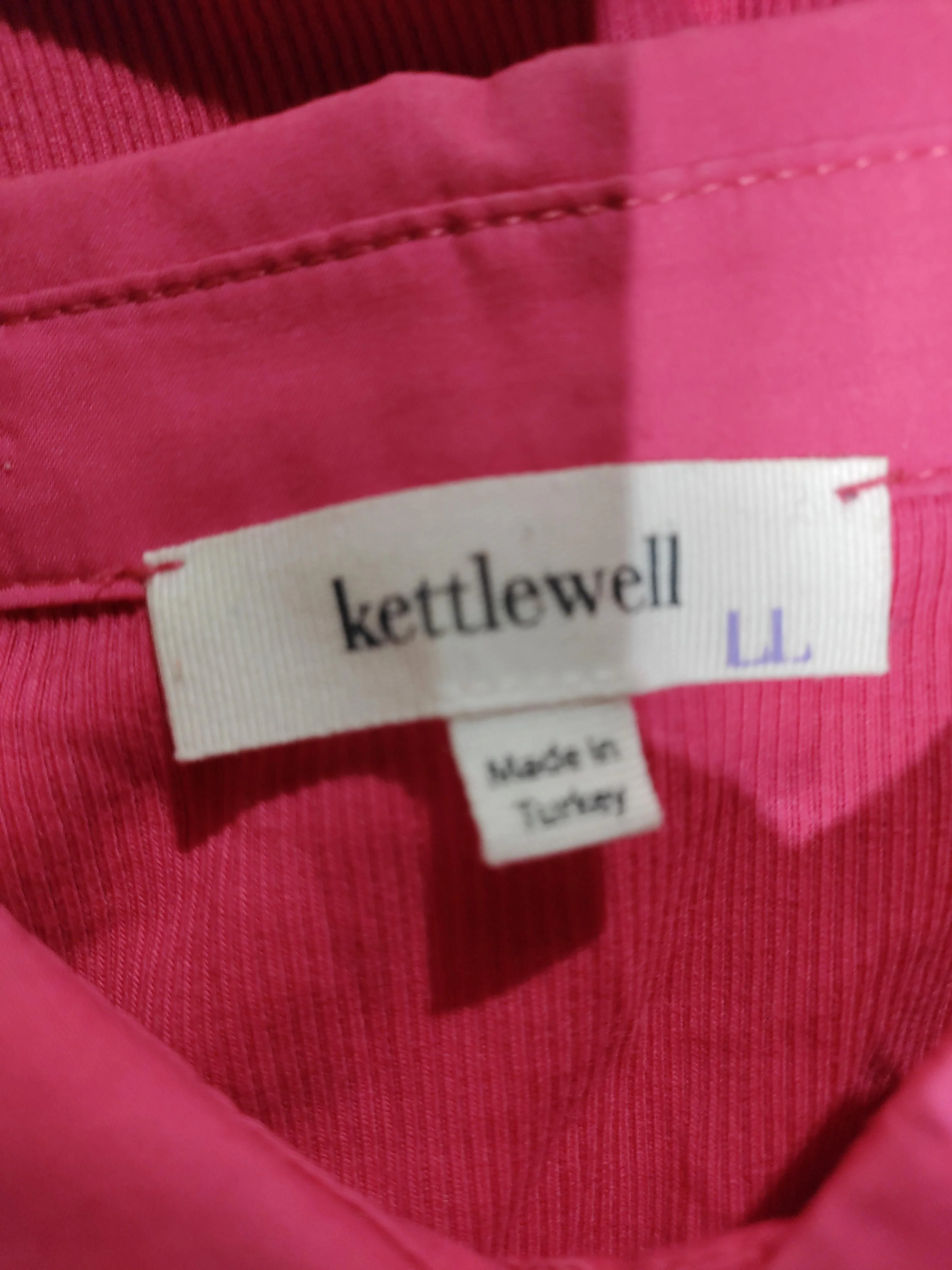Kettlewell Women's Shirt XXL Pink Cotton with Elastane Basic - Image 5