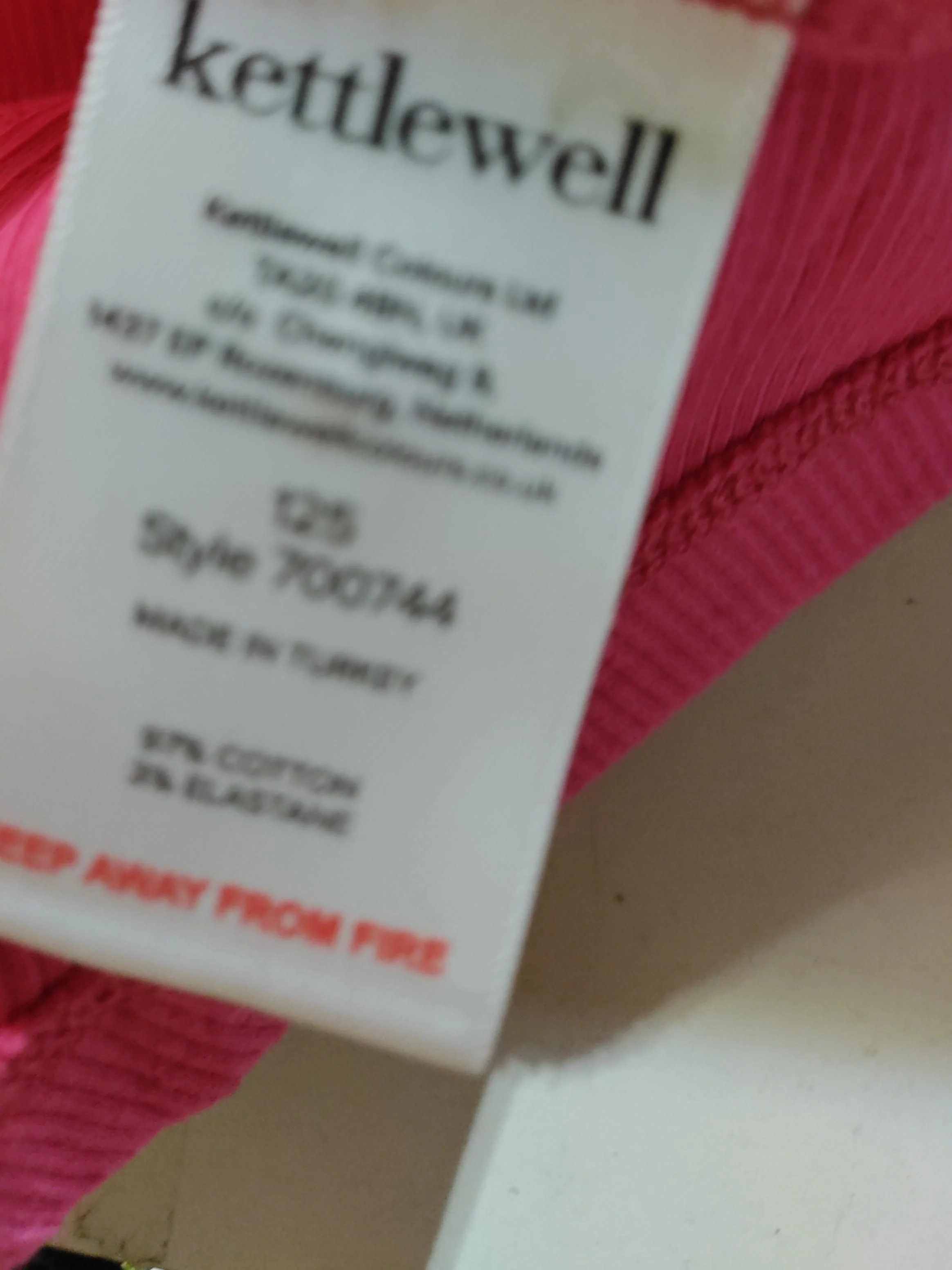 Kettlewell Women's Shirt XXL Pink Cotton with Elastane Basic - Image 6