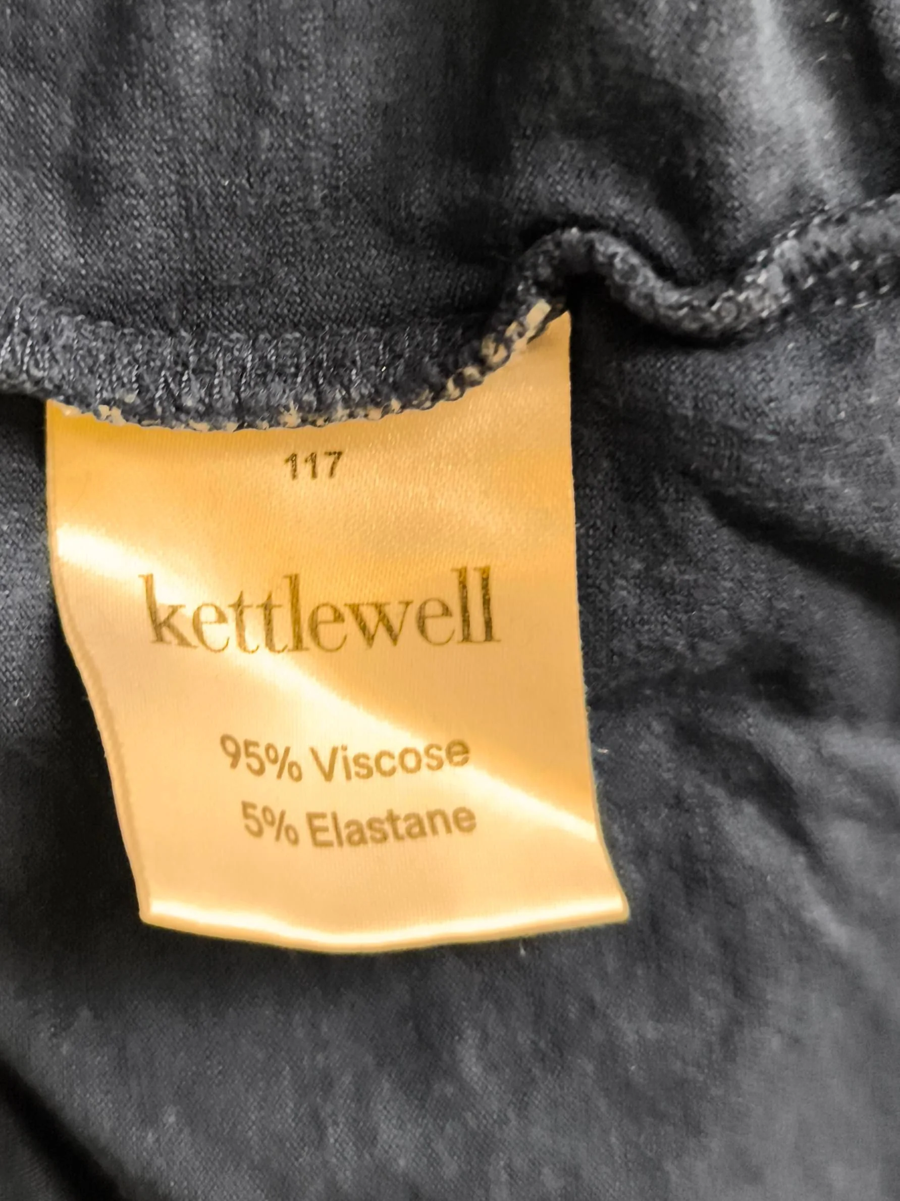 Kettlewell Women's T-Shirt M Blue Viscose with Elastane Basic - Image 7