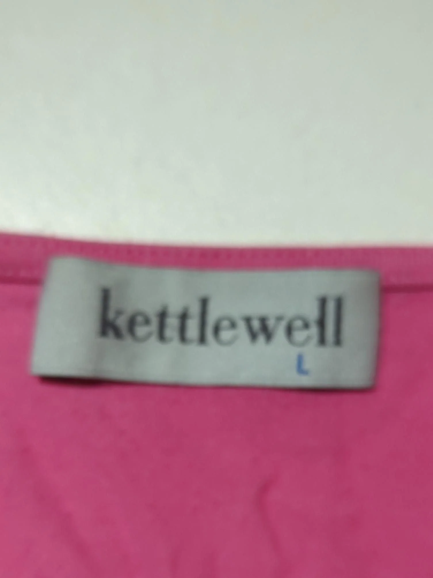 Kettlewell Women's Top L Pink Cotton with Lyocell Modal, Elastane Jersey - Image 5