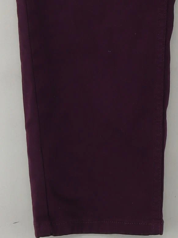 Kettlewell Women's Trousers M Purple Cotton with Elastane Tapered Cropped - Image 4