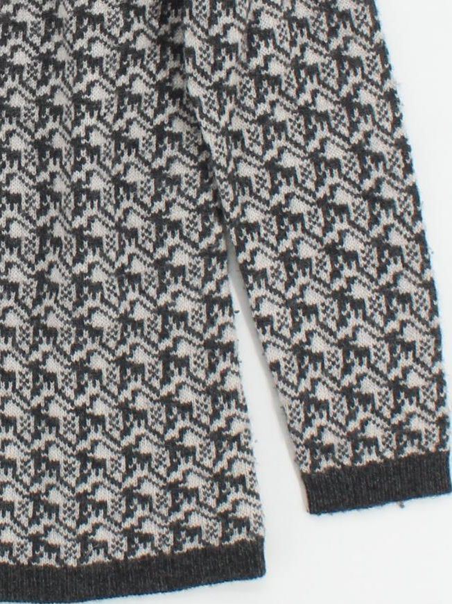 Kew 159 Women's Jumper M Multi Geometric Wool with Nylon Round Neck Pullover - Image 4