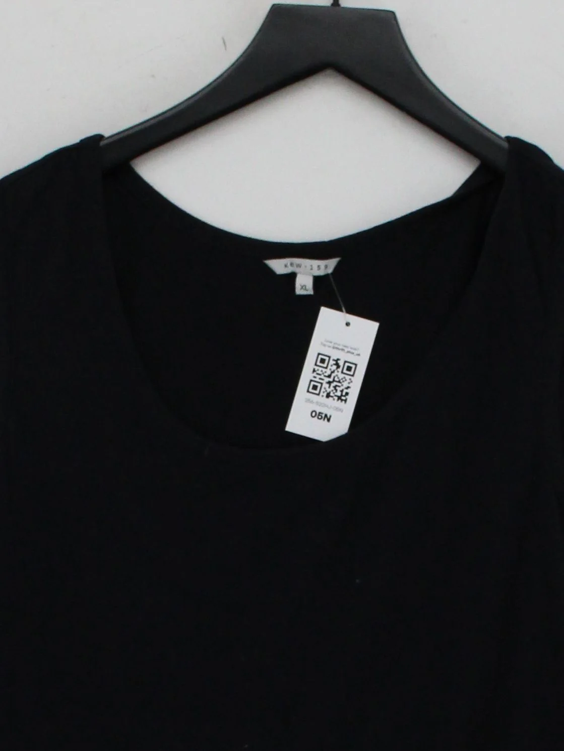 Kew 159 Women's T-Shirt XL Black Lyocell Modal with Cotton, Elastane Basic - Image 3