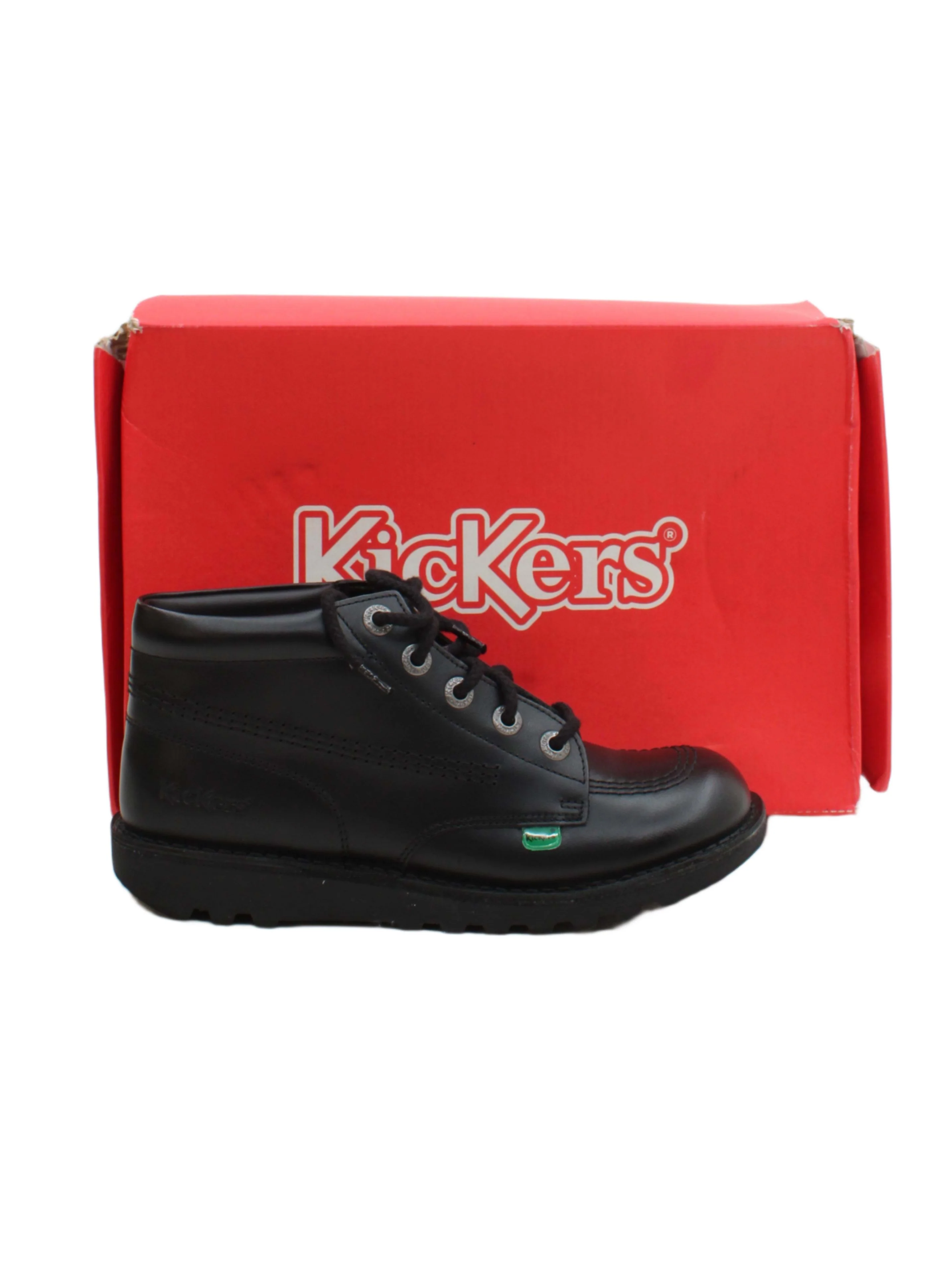 Kickers Men's Boots UK 6 Black 100% Leather Combat