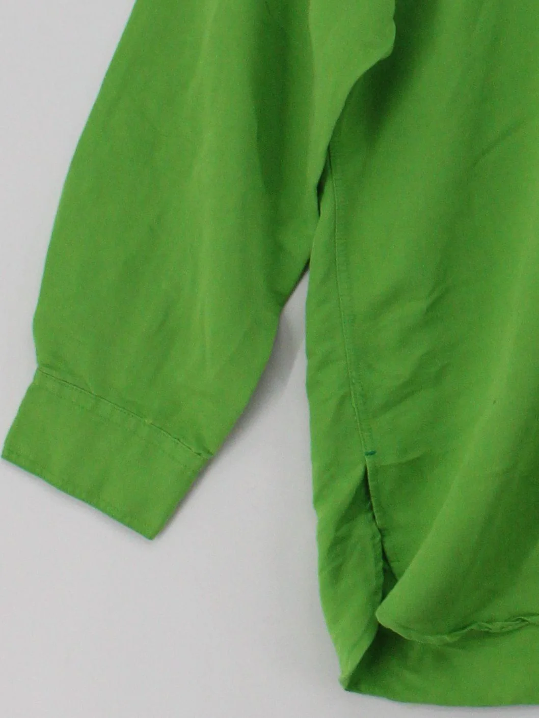 Kickers Men's Shirt M Green Viscose with Polyester Basic - Image 4