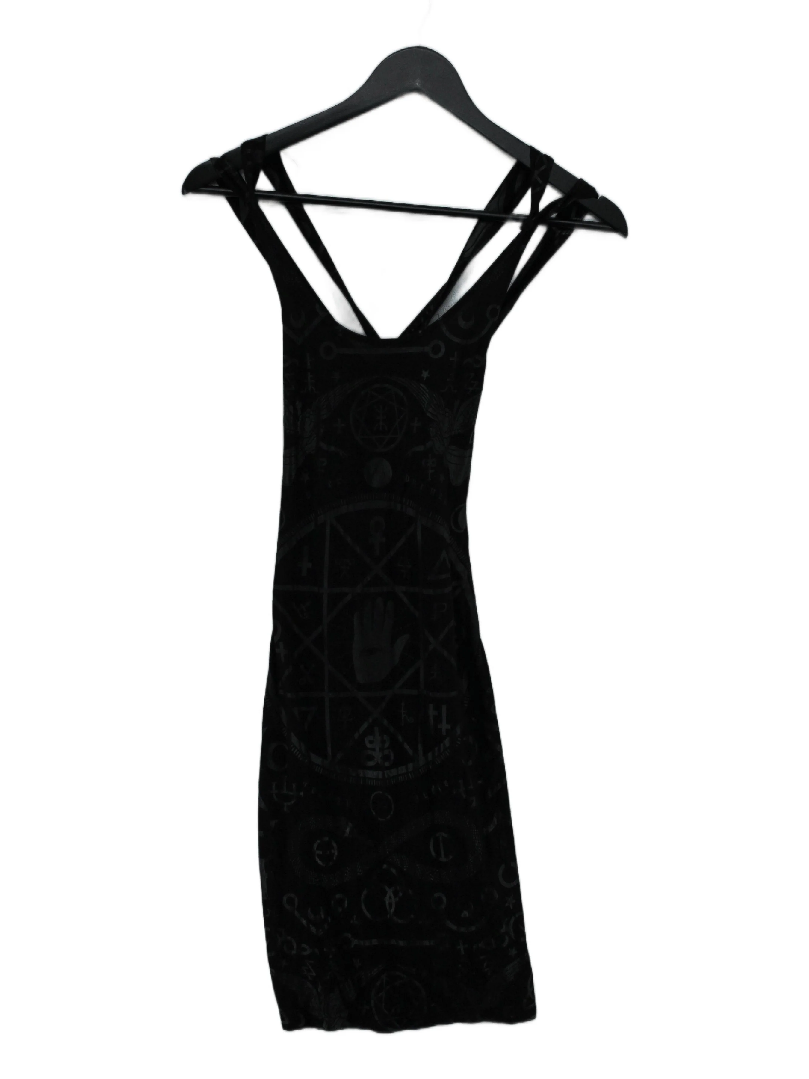 Killstar Bodycon Mini Dress S in Black