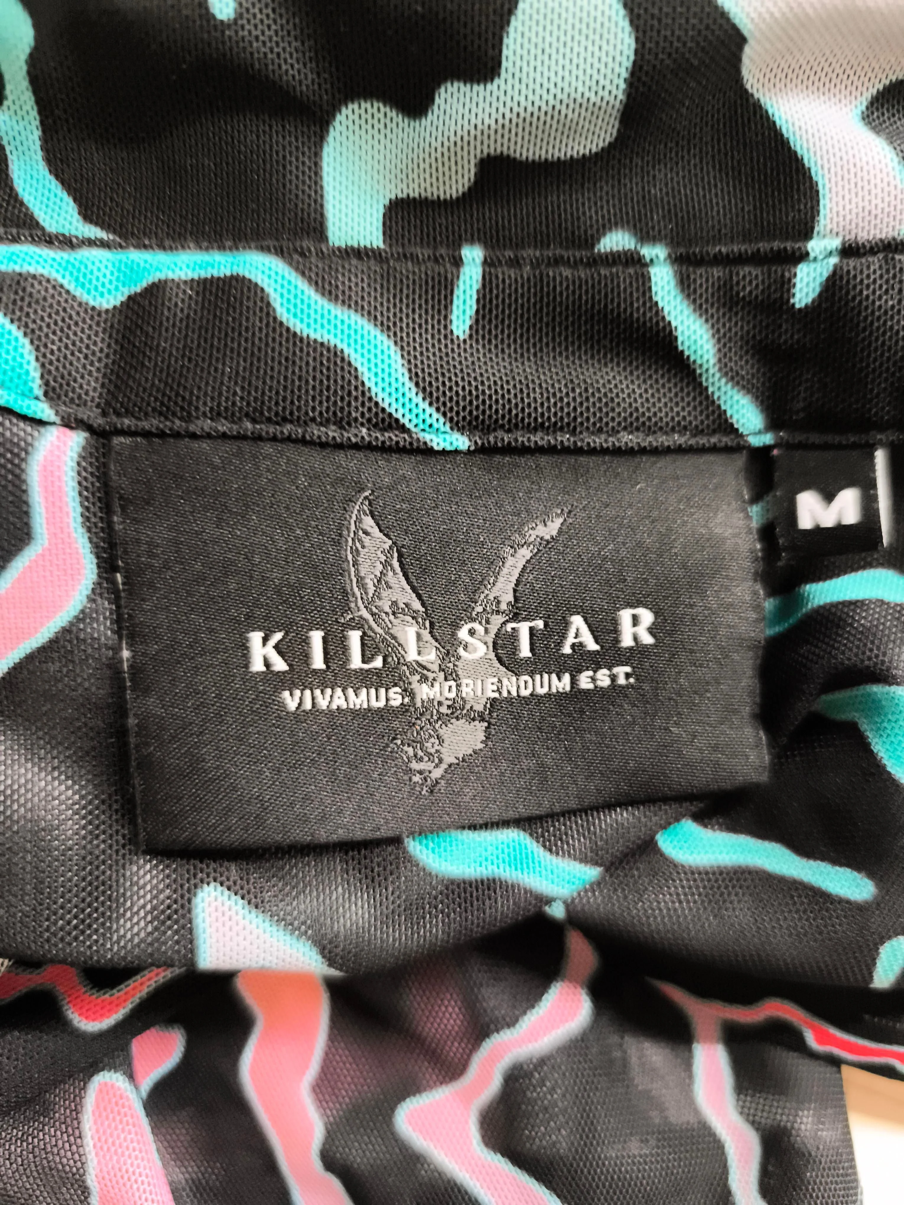 Killstar Men's Shirt M Black Polyester with Elastane Basic - Image 5