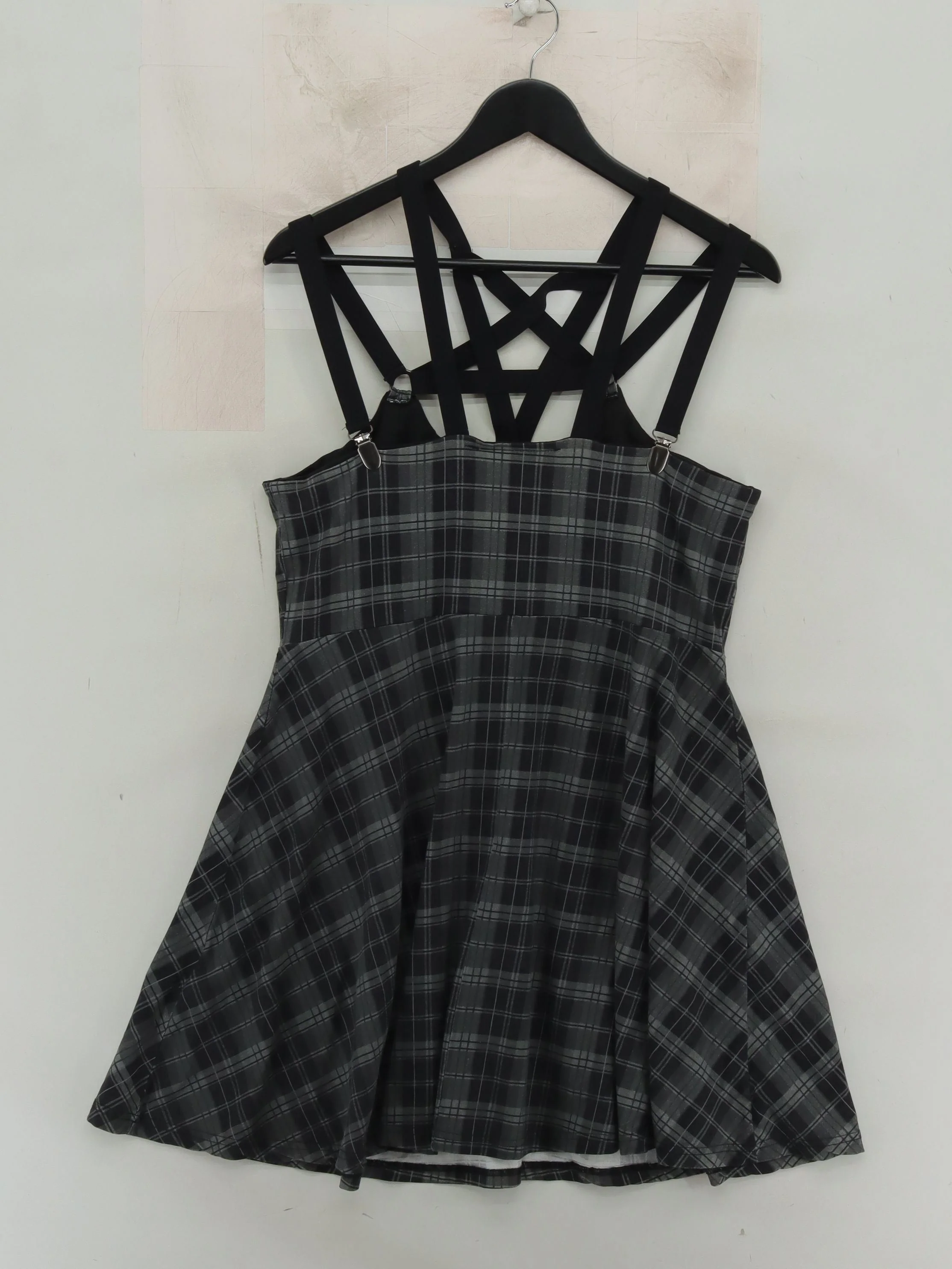 Killstar Skater Mini Dress L in Grey - Image 2