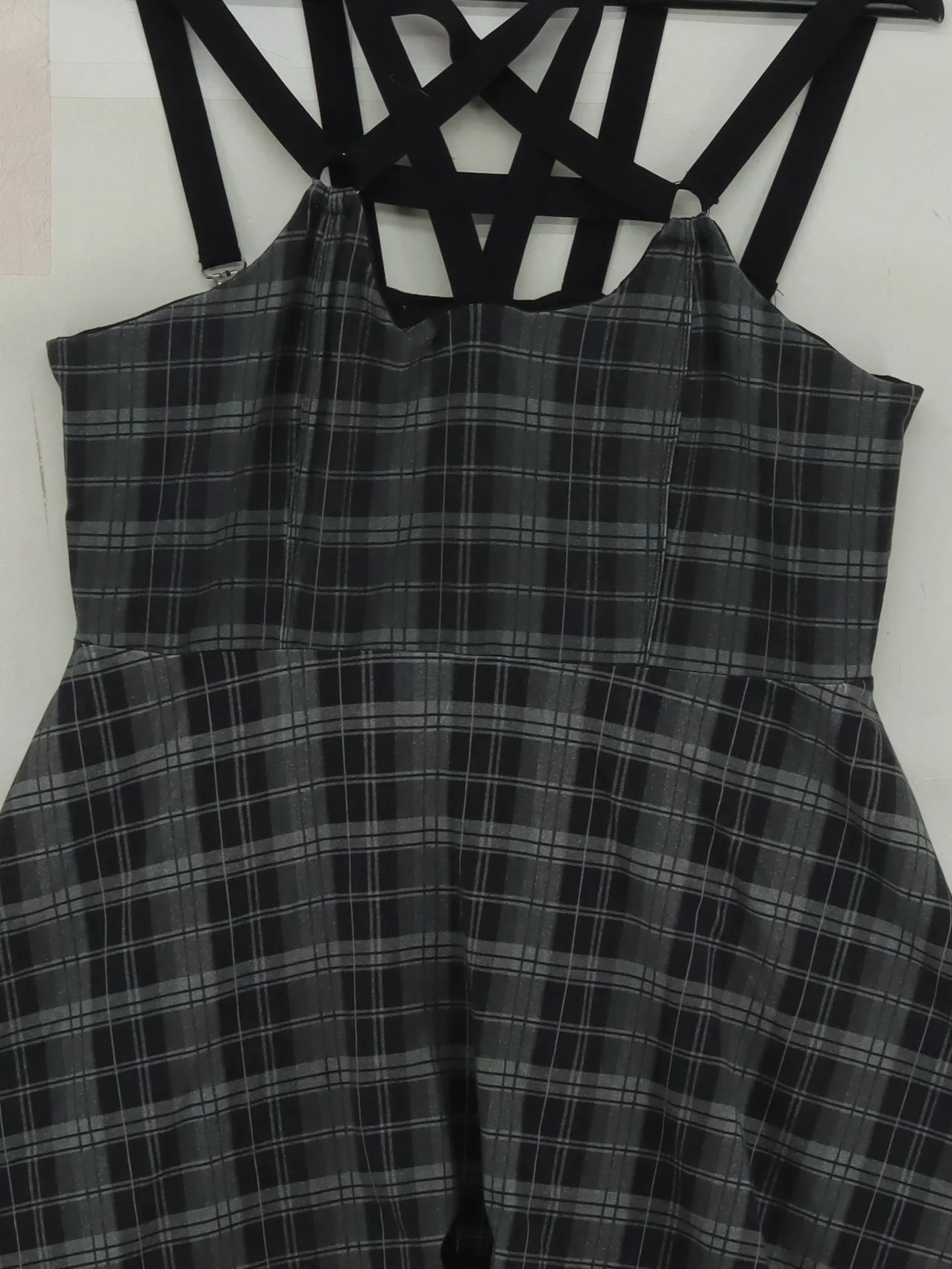 Killstar Skater Mini Dress L in Grey - Image 3