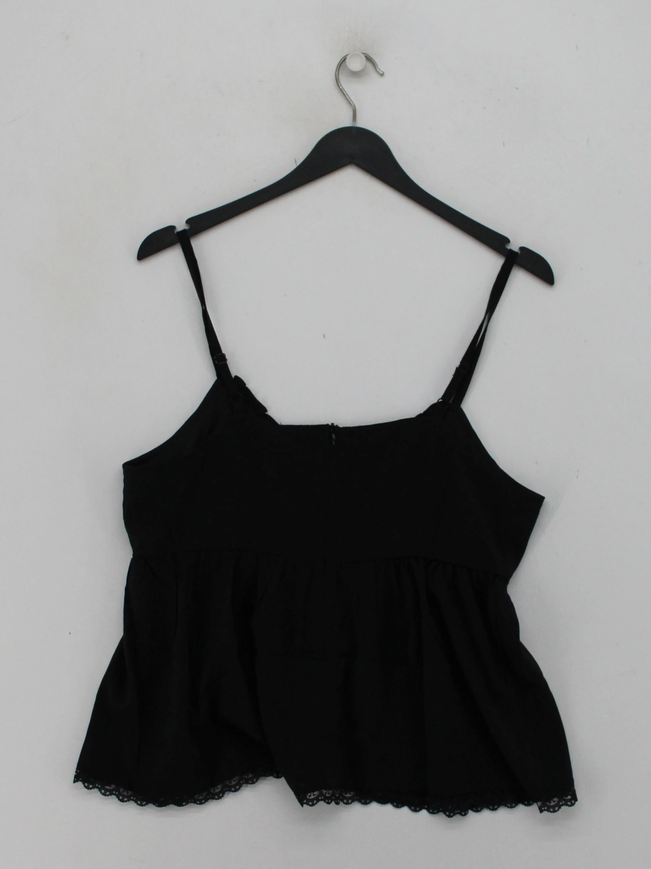 Killstar Women's Top L Black Polyester with Elastane Sleeveless V-Neck Basic - Image 2