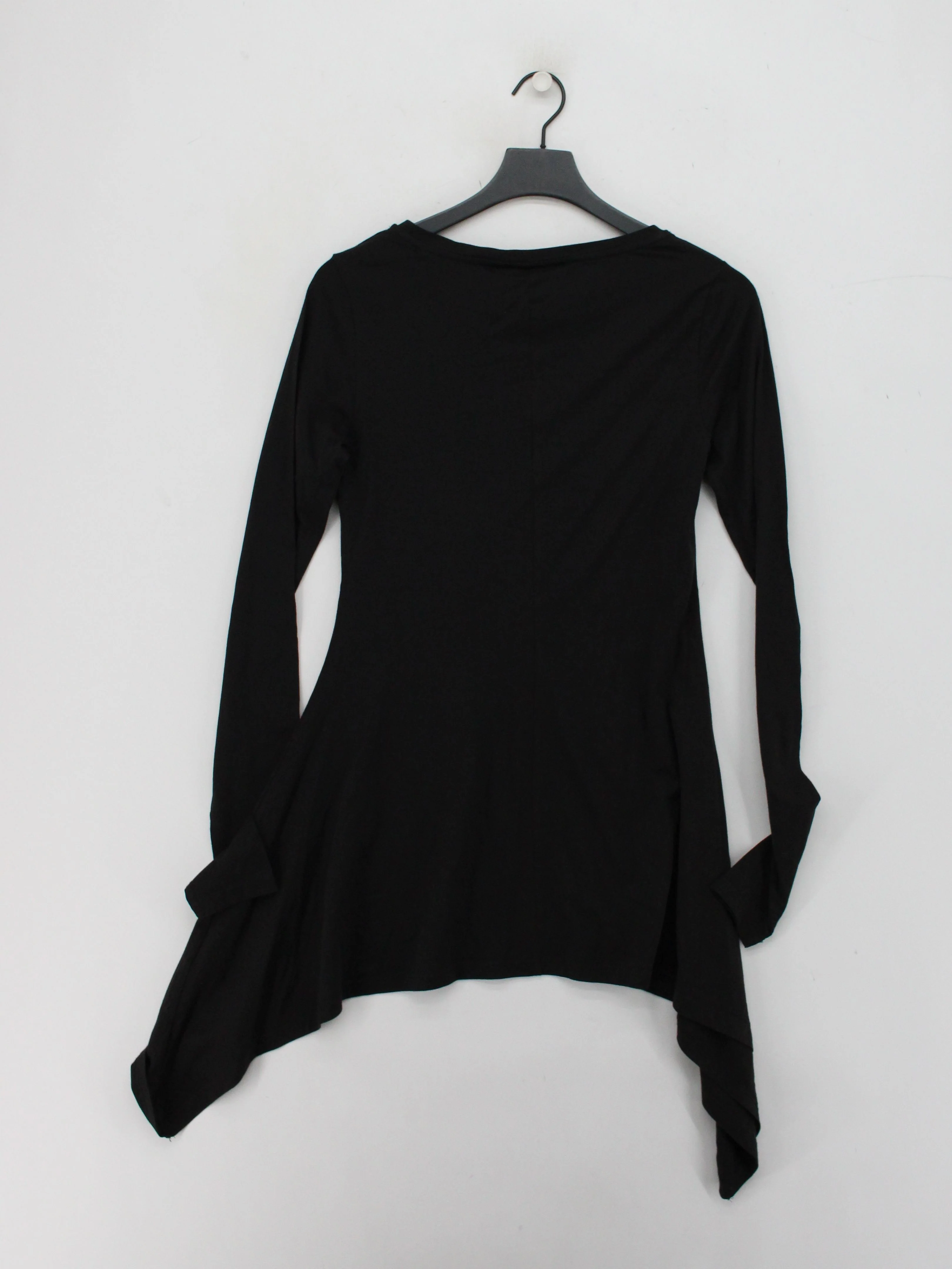 Killstar Women's Top S Black 100% Cotton Long Sleeve Round Neck Tunic - Image 2
