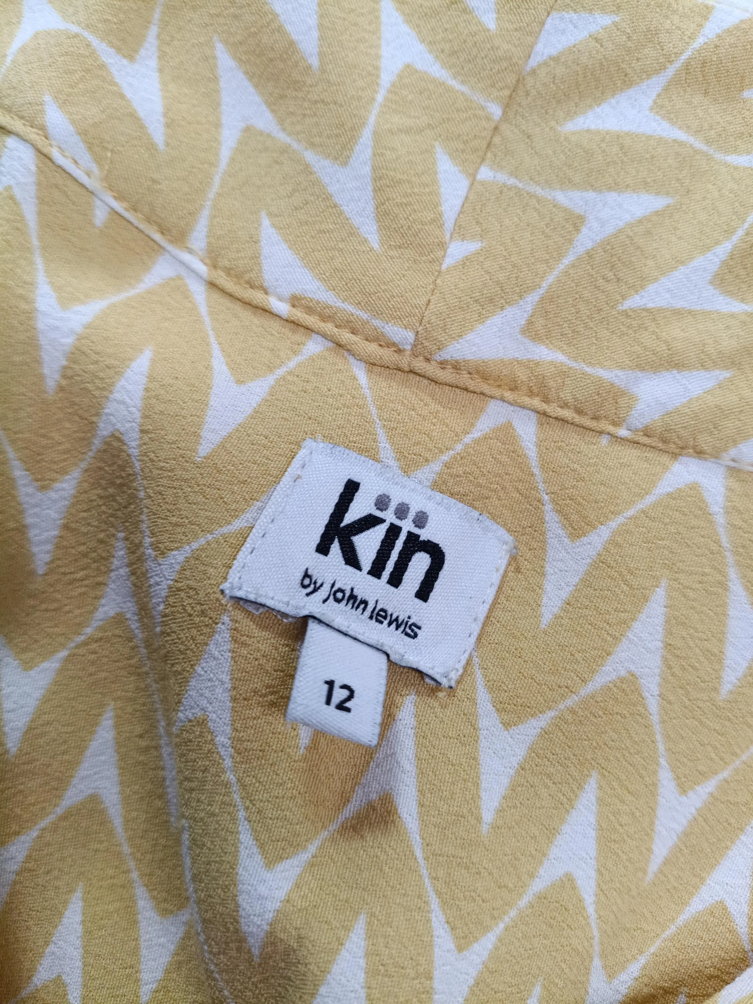 Kin by John Lewis T-Shirt Midi Dress UK12 in Yellow - Image 6